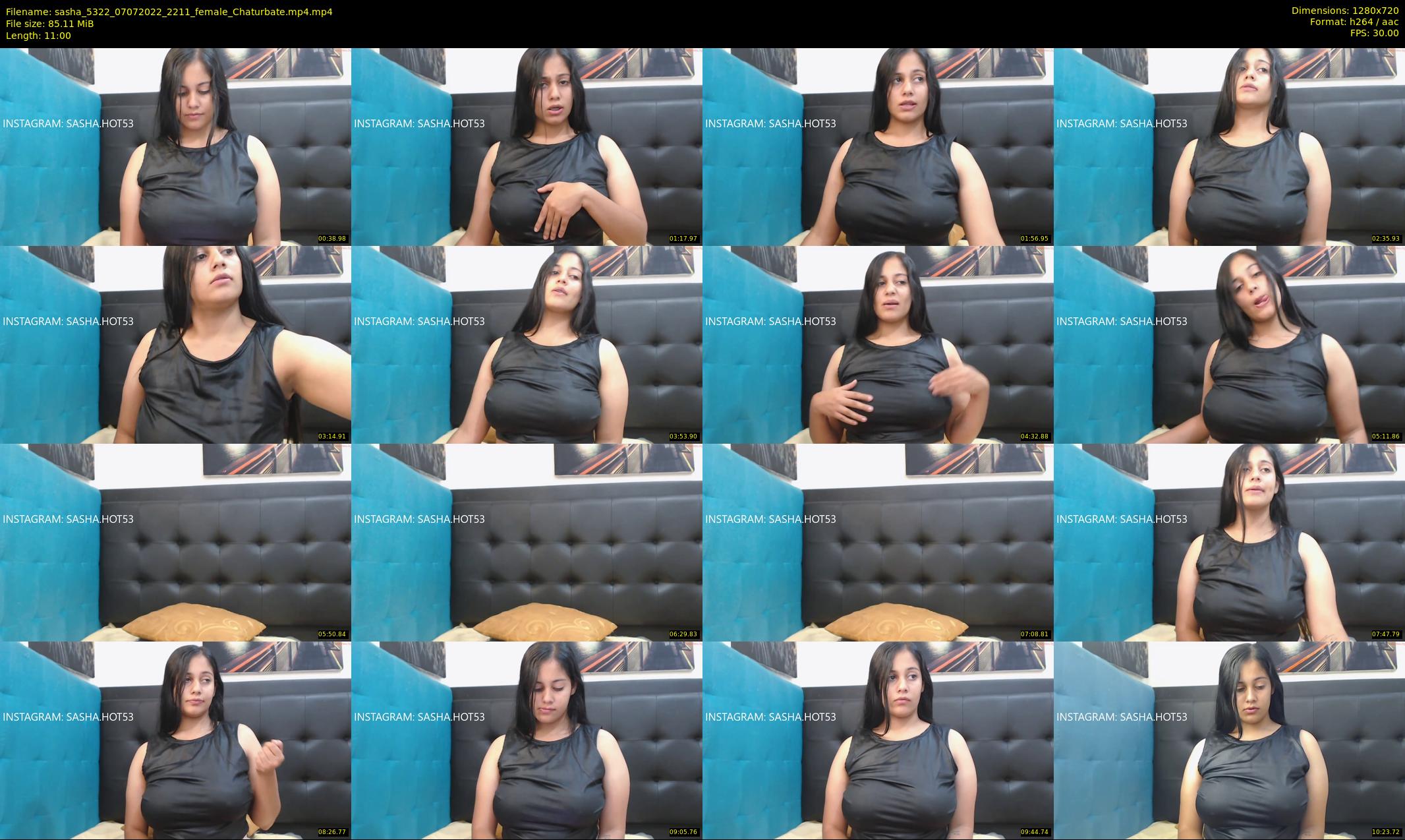 sasha_5322 — 11 minute Chaturbate female cam show recording, 720p, Jul 7, 2022