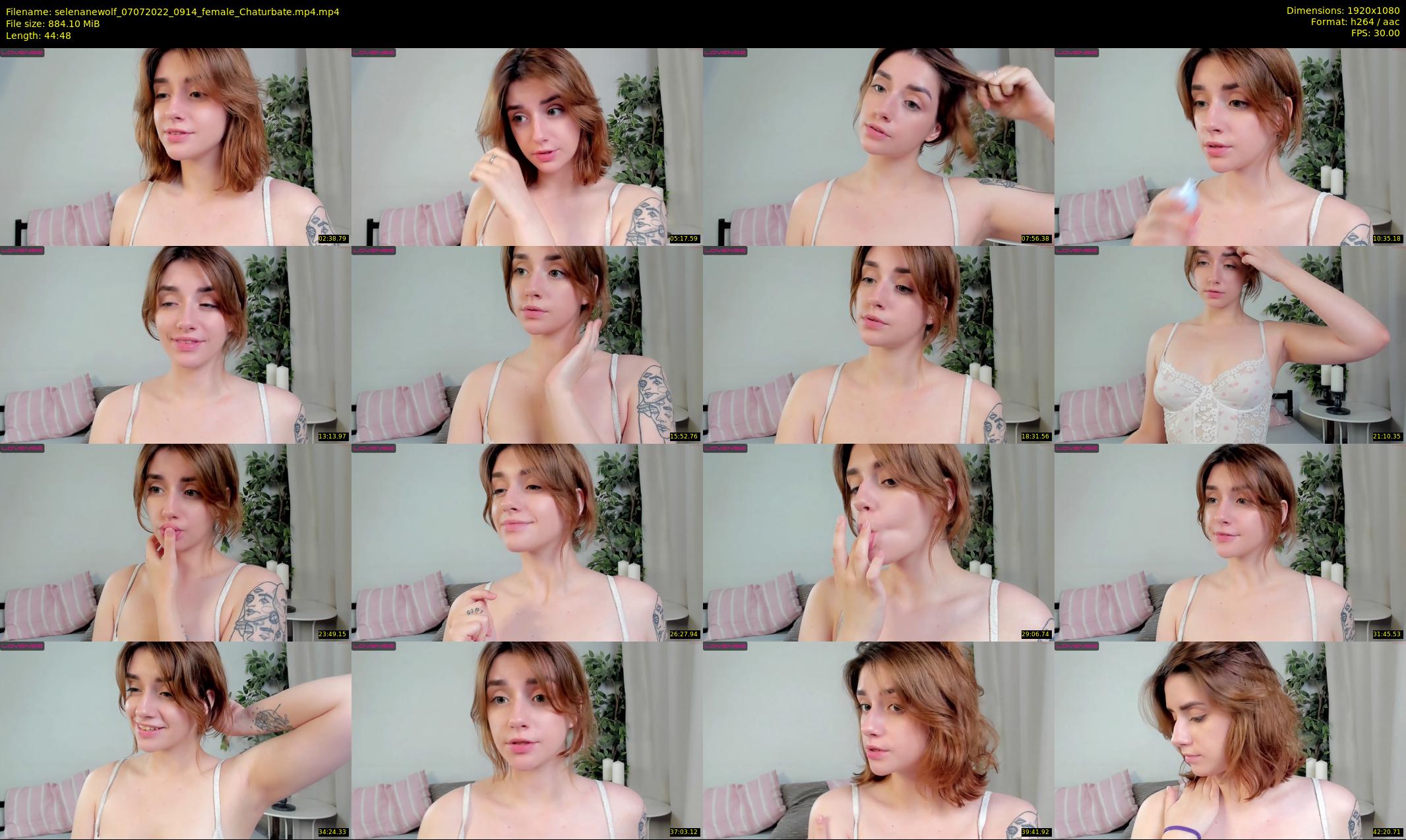 selenanewolf — 45 minute Chaturbate couple cam show recording, 1080p, Jul 7, 2022