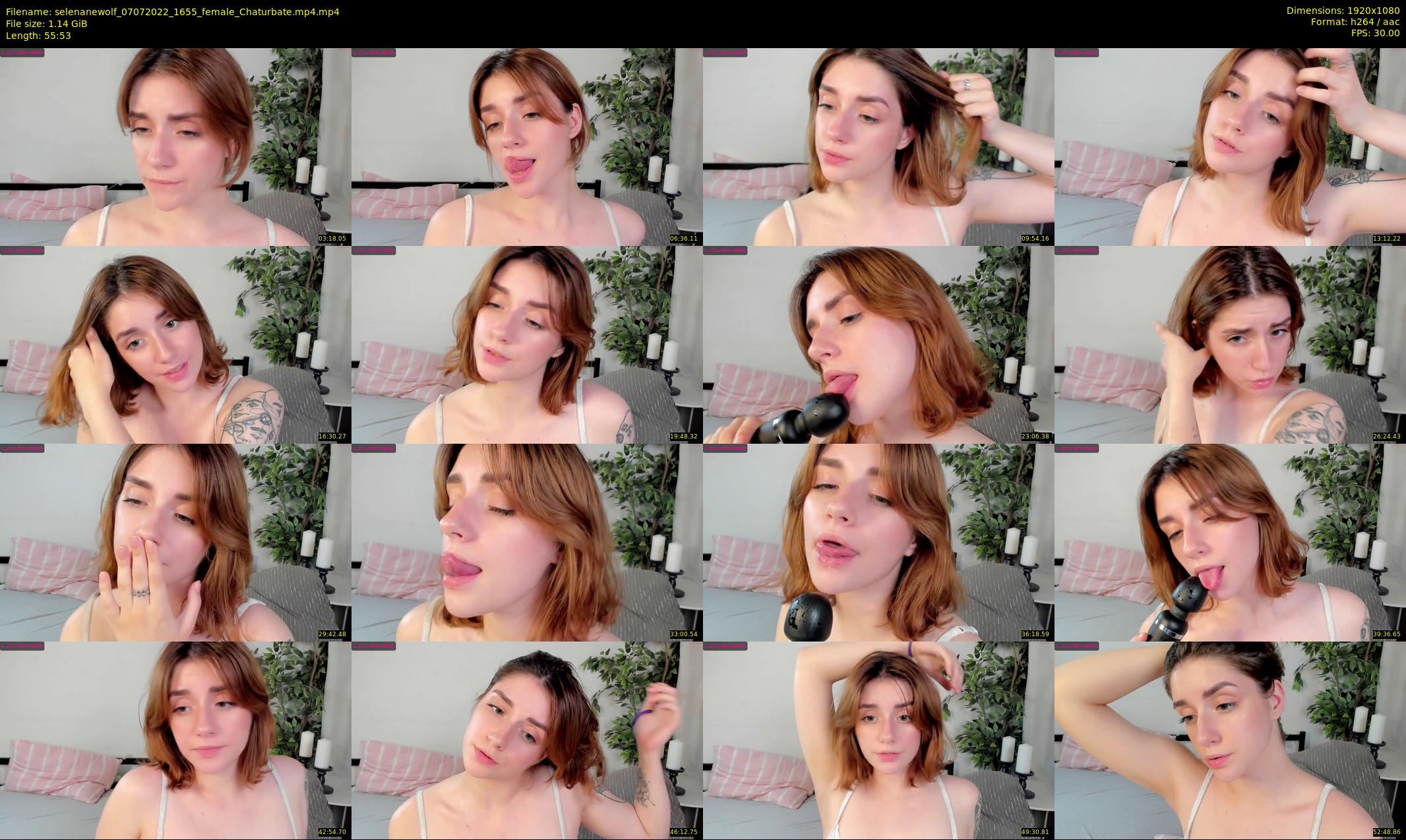 selenanewolf — 56 minute Chaturbate couple cam show recording, 1080p, Jul 7, 2022