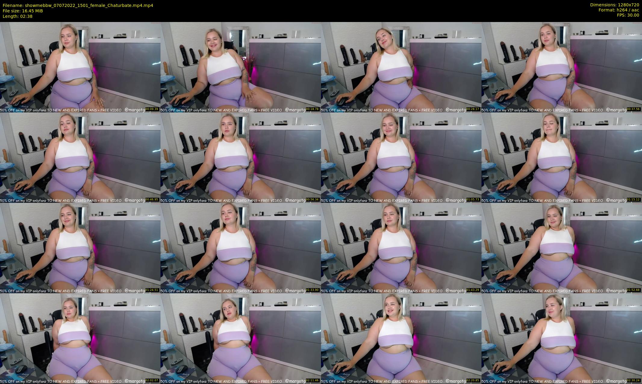 showmebbw — 3 minute Chaturbate female cam show recording, 720p, Jul 7, 2022