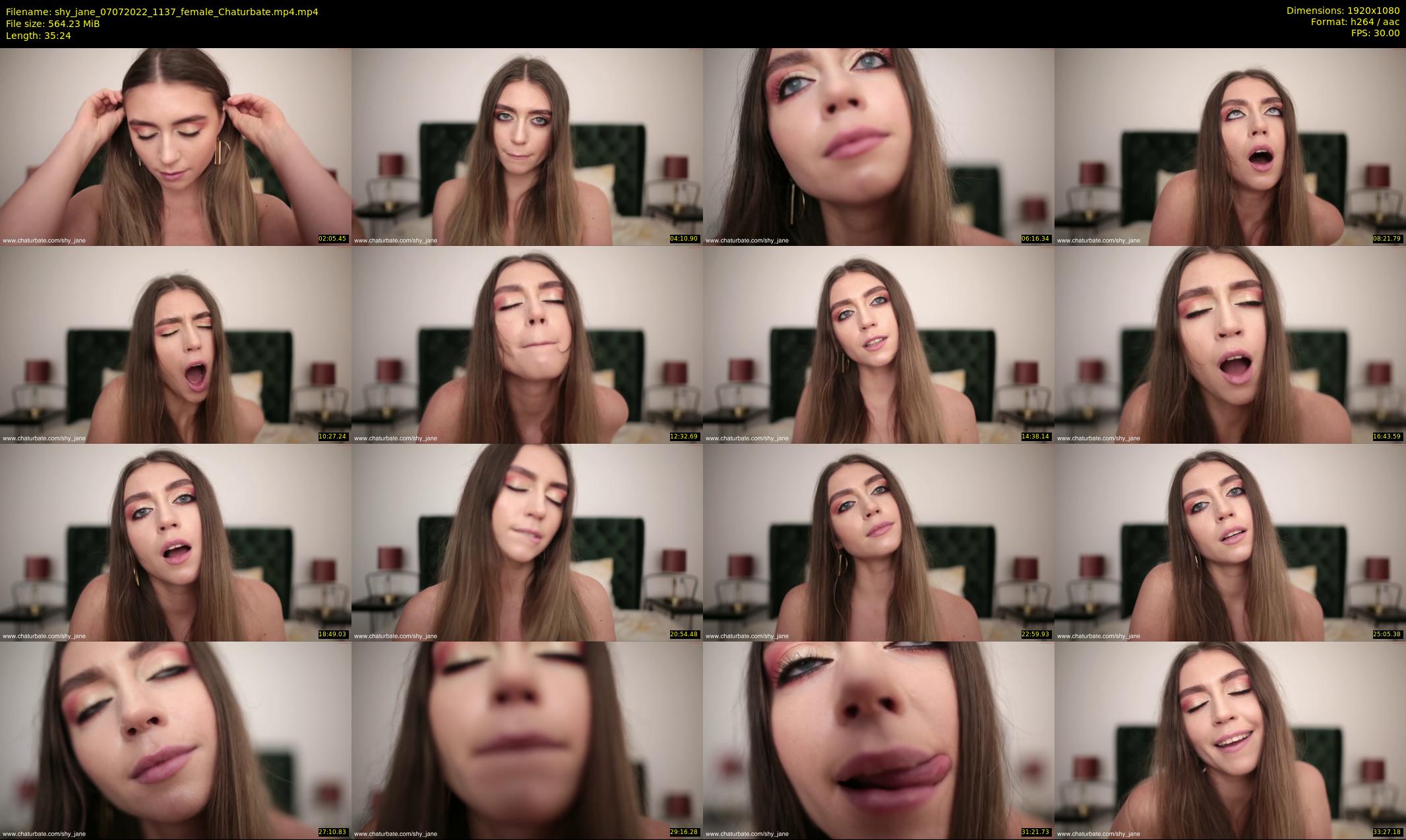 shy_jane — 36 minute Chaturbate female cam show recording, 1080p, Jul 7, 2022