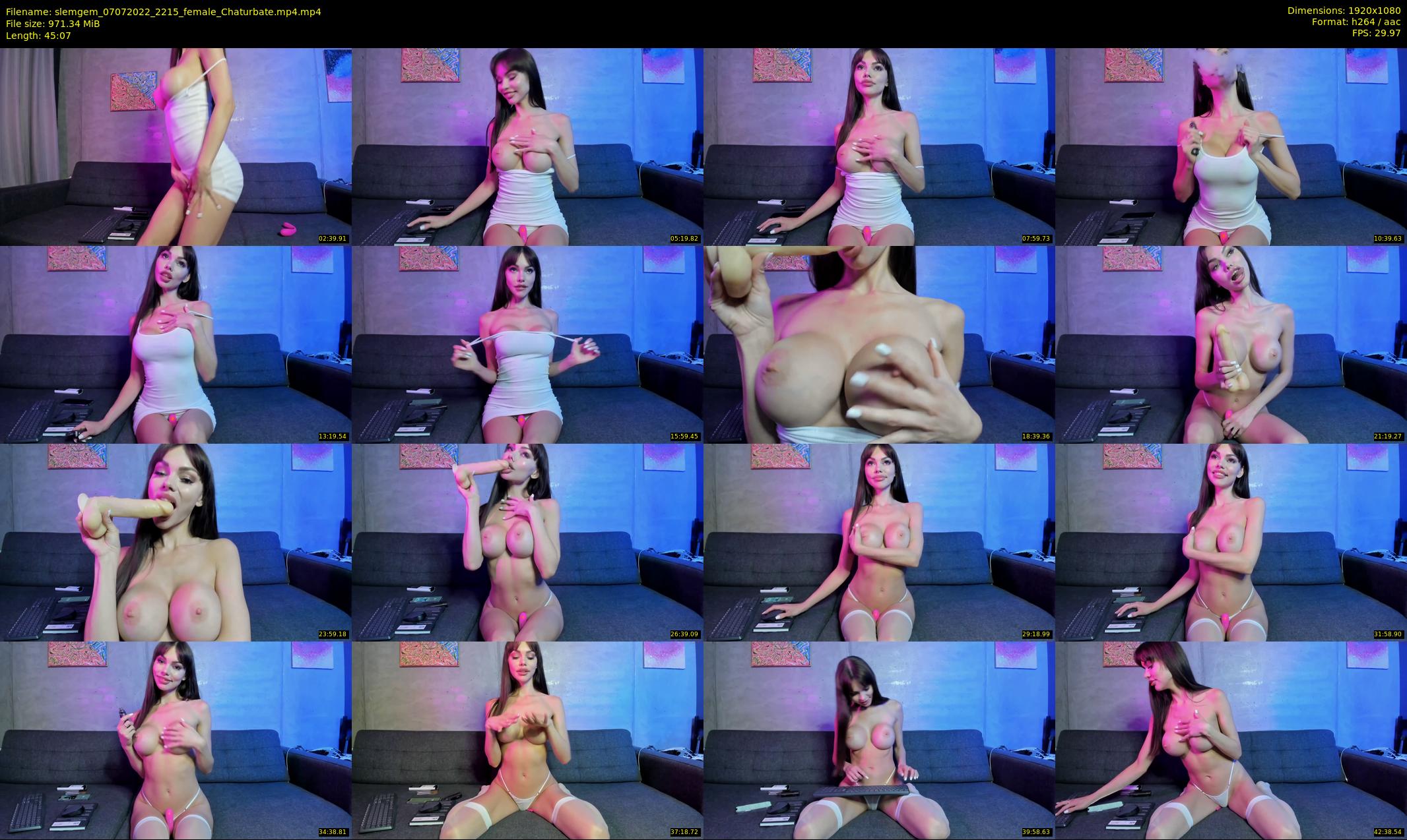 slemgem — 46 minute Chaturbate couple cam show recording, 1080p, Jul 7, 2022