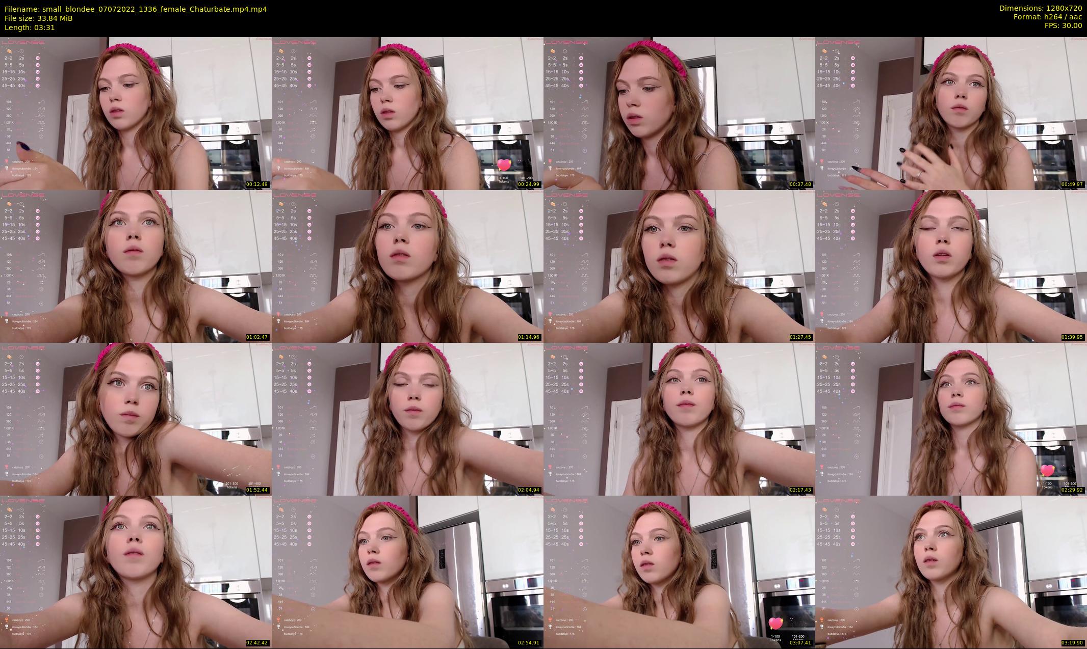 small_blondee — 4 minute Chaturbate female cam show recording, 720p, Jul 7, 2022