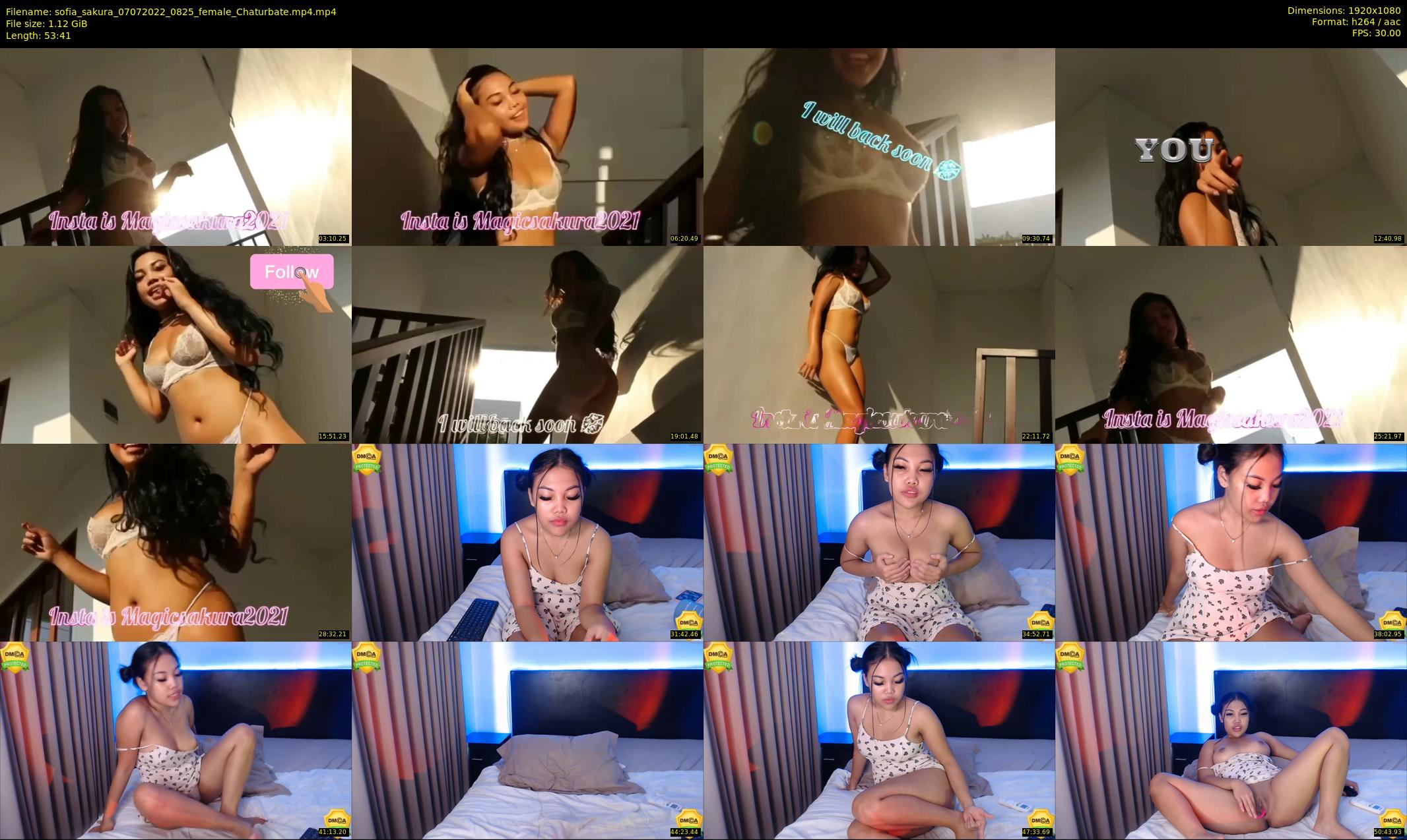 sofia_sakura — 54 minute Chaturbate female cam show recording, 1080p, Jul 7, 2022