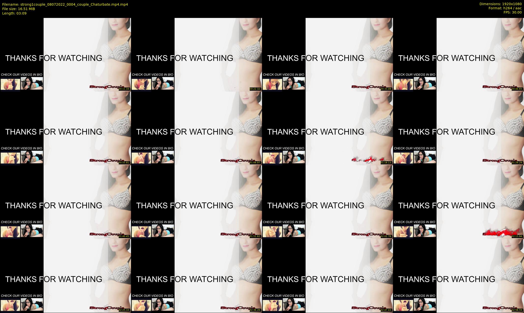 strong1couple — 4 minute Chaturbate couple cam show recording, 1080p, Jul 8, 2022