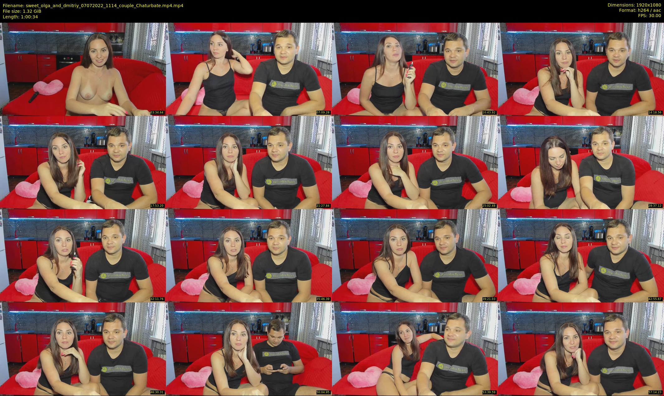sweet_olga_and_dmitriy — 61 minute Chaturbate couple cam show recording, 1080p, Jul 7, 2022