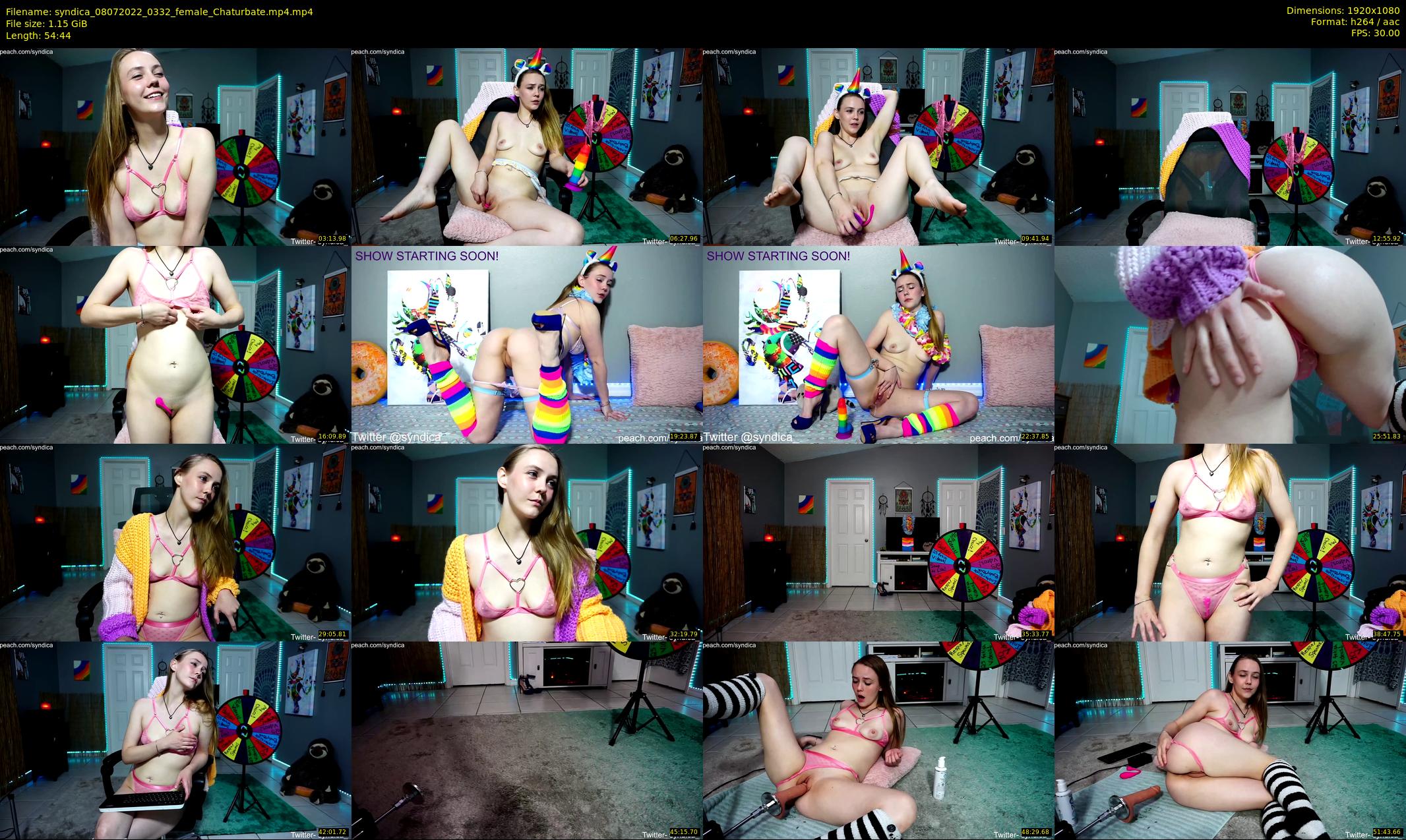 syndica — 55 minute Chaturbate female cam show recording, 1080p, Jul 8, 2022