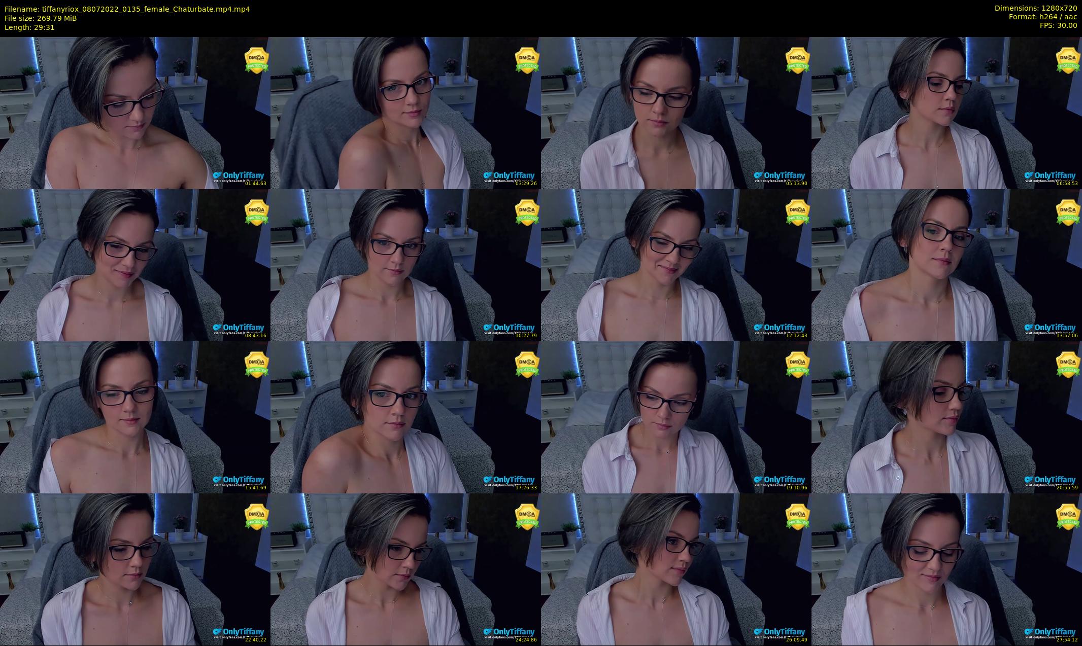 tiffanyriox — 30 minute Chaturbate female cam show recording, 720p, Jul 8, 2022