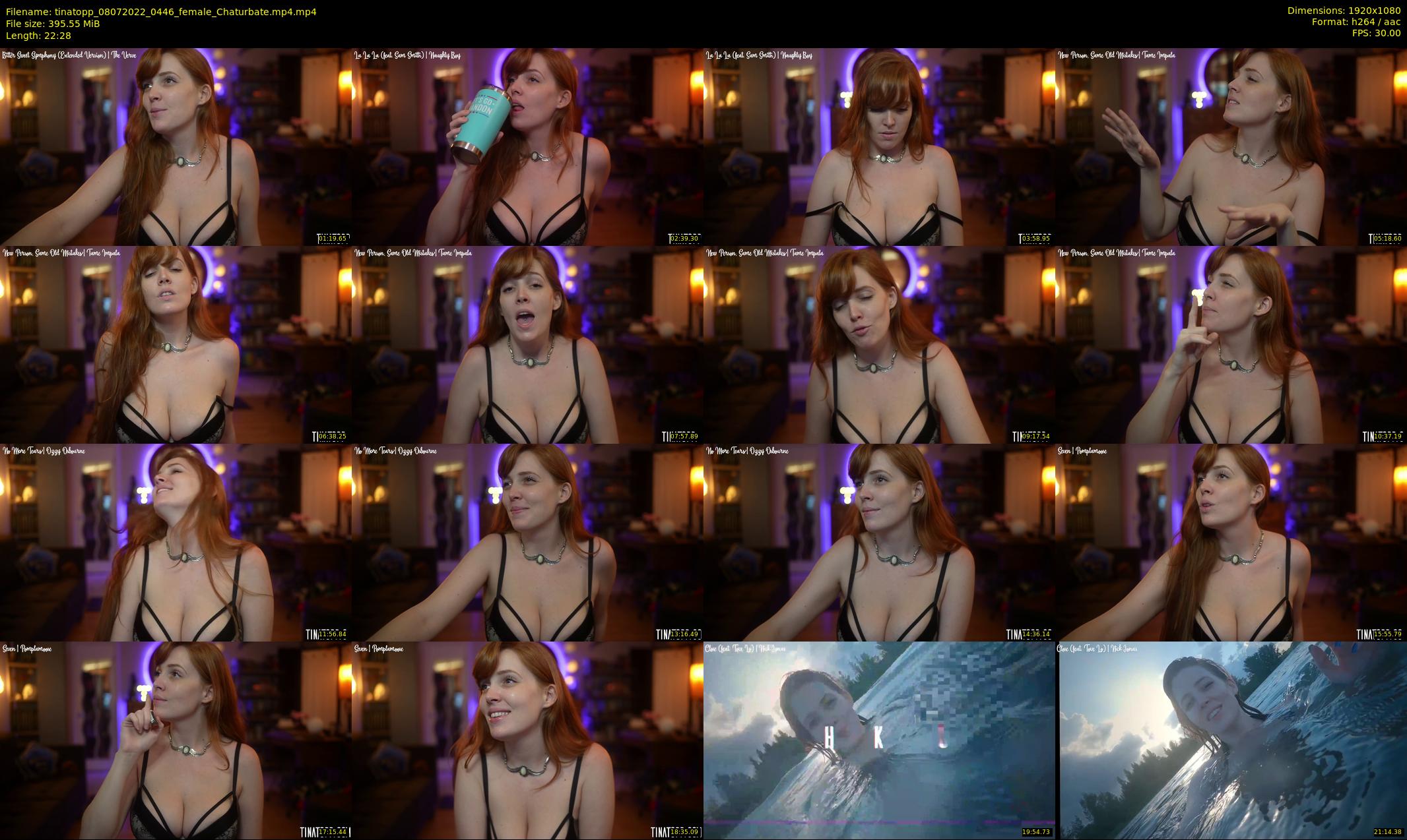 tinatopp — 23 minute Chaturbate female cam show recording, 1080p, Jul 8, 2022