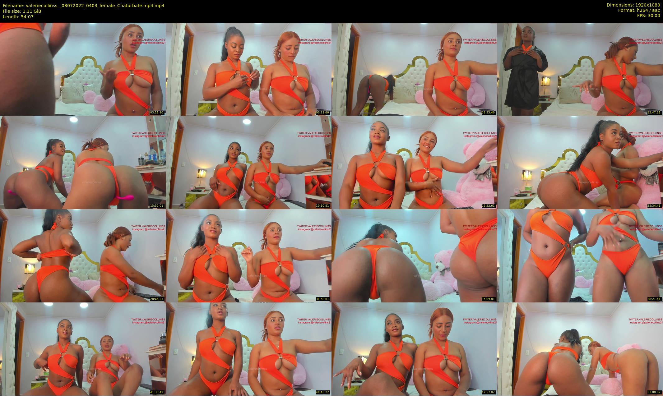 valeriecollinss_ — 55 minute Chaturbate female cam show recording, 1080p, Jul 8, 2022