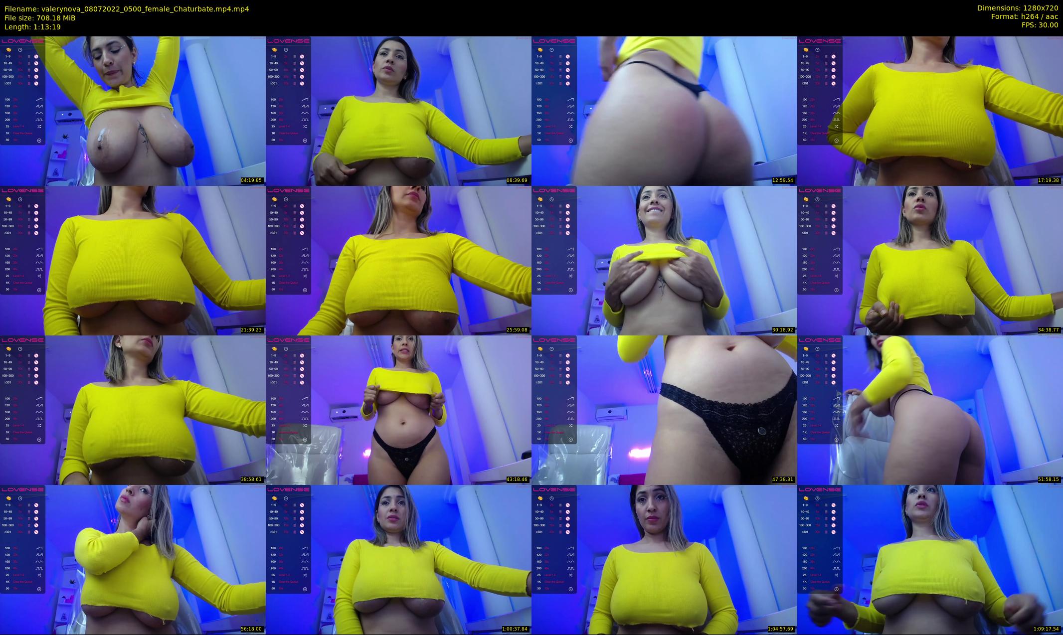 valerynova — 74 minute Chaturbate female cam show recording, 720p, Jul 8, 2022