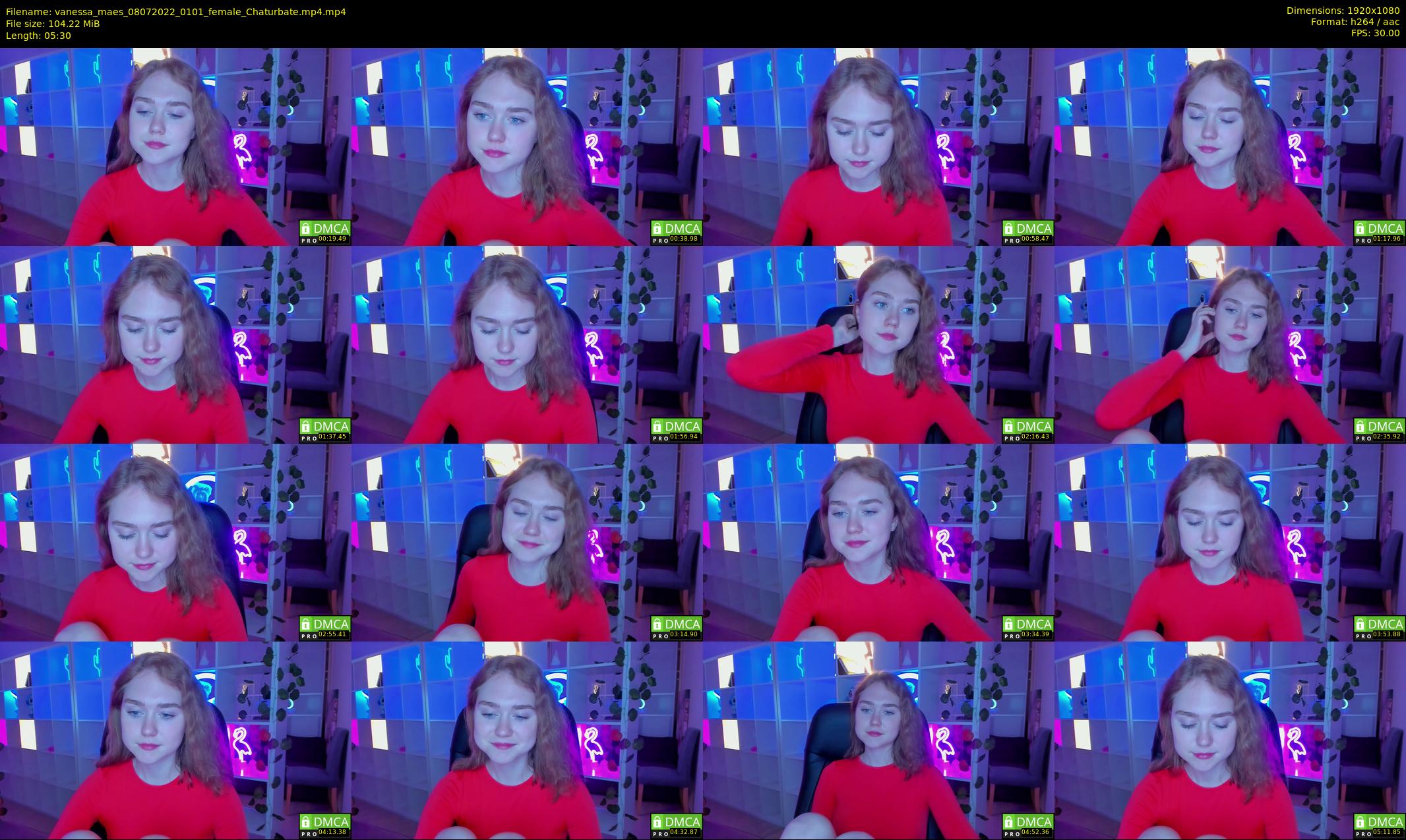 vanessa_maes — 6 minute Chaturbate female cam show recording, 1080p, Jul 8, 2022