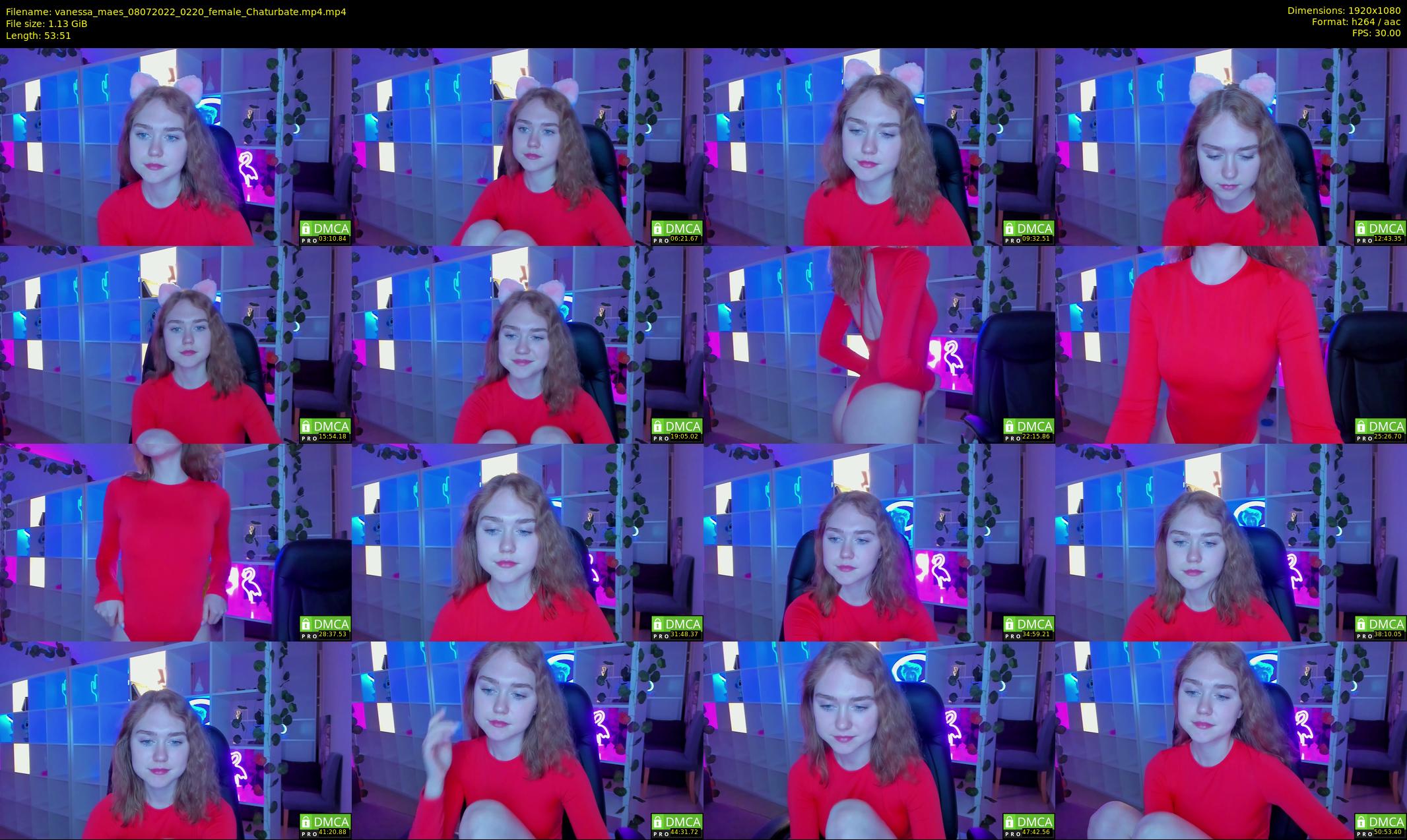 vanessa_maes — 54 minute Chaturbate female cam show recording, 1080p, Jul 8, 2022