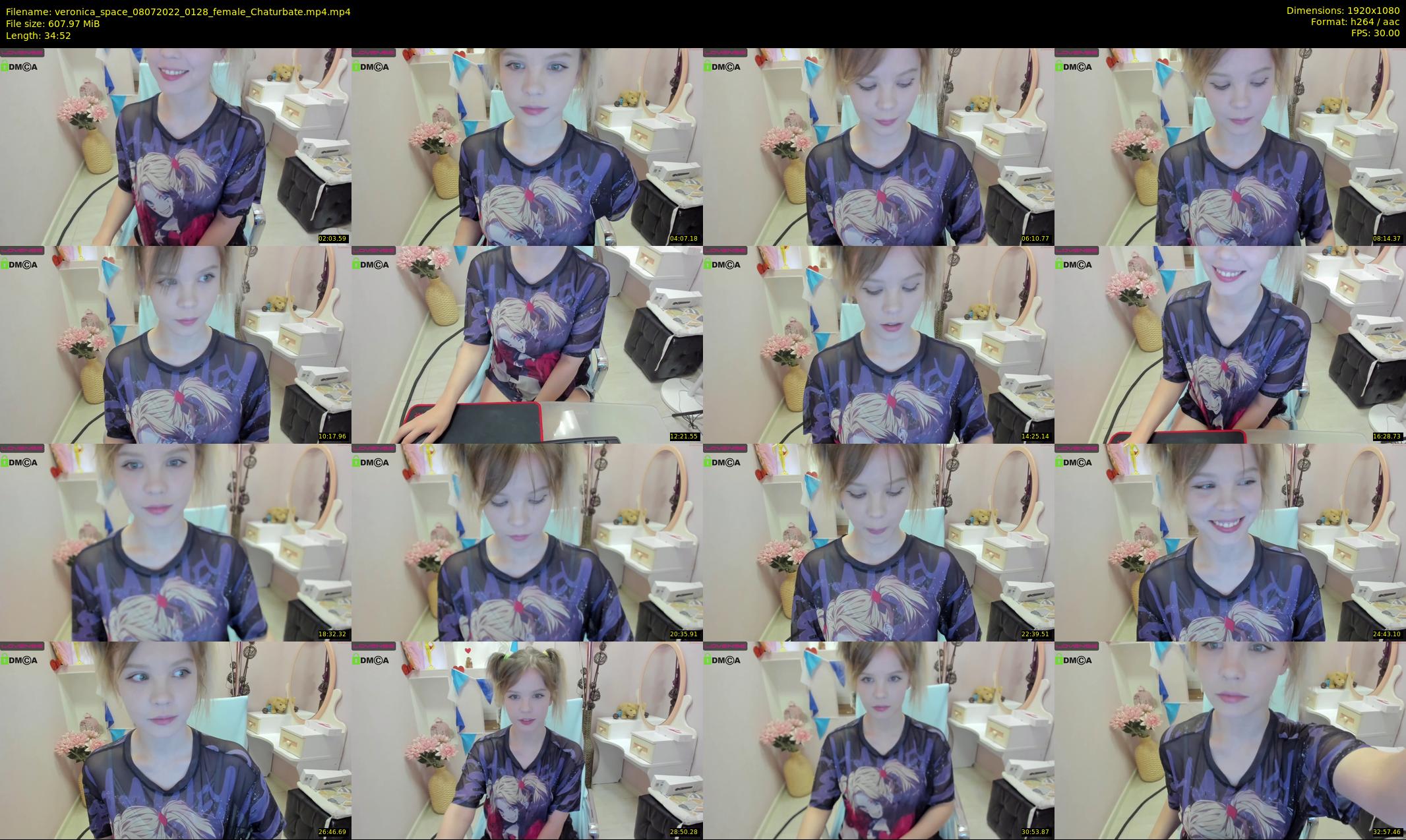 veronica_space — 35 minute Chaturbate female cam show recording, 1080p, Jul 8, 2022