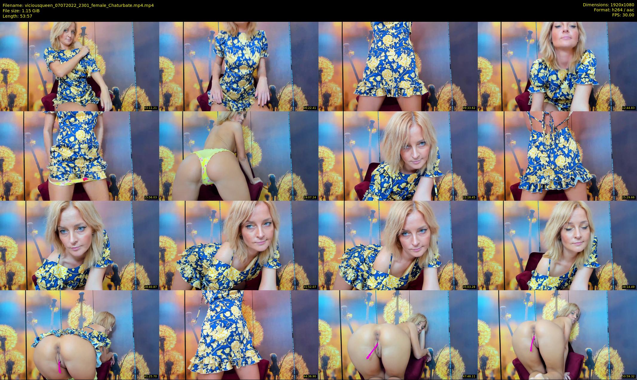 viciousqueen — 54 minute Chaturbate female cam show recording, 1080p, Jul 7, 2022