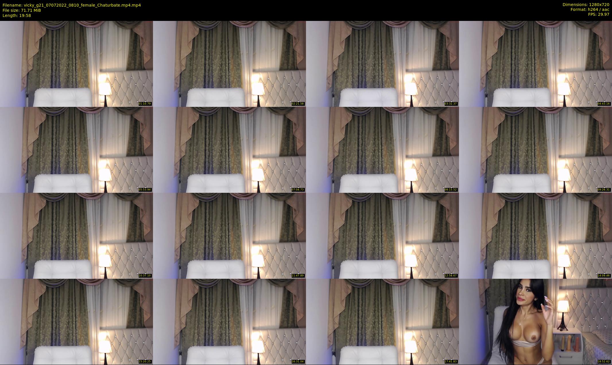 vicky_g21 — 20 minute Chaturbate female cam show recording, 720p, Jul 7, 2022