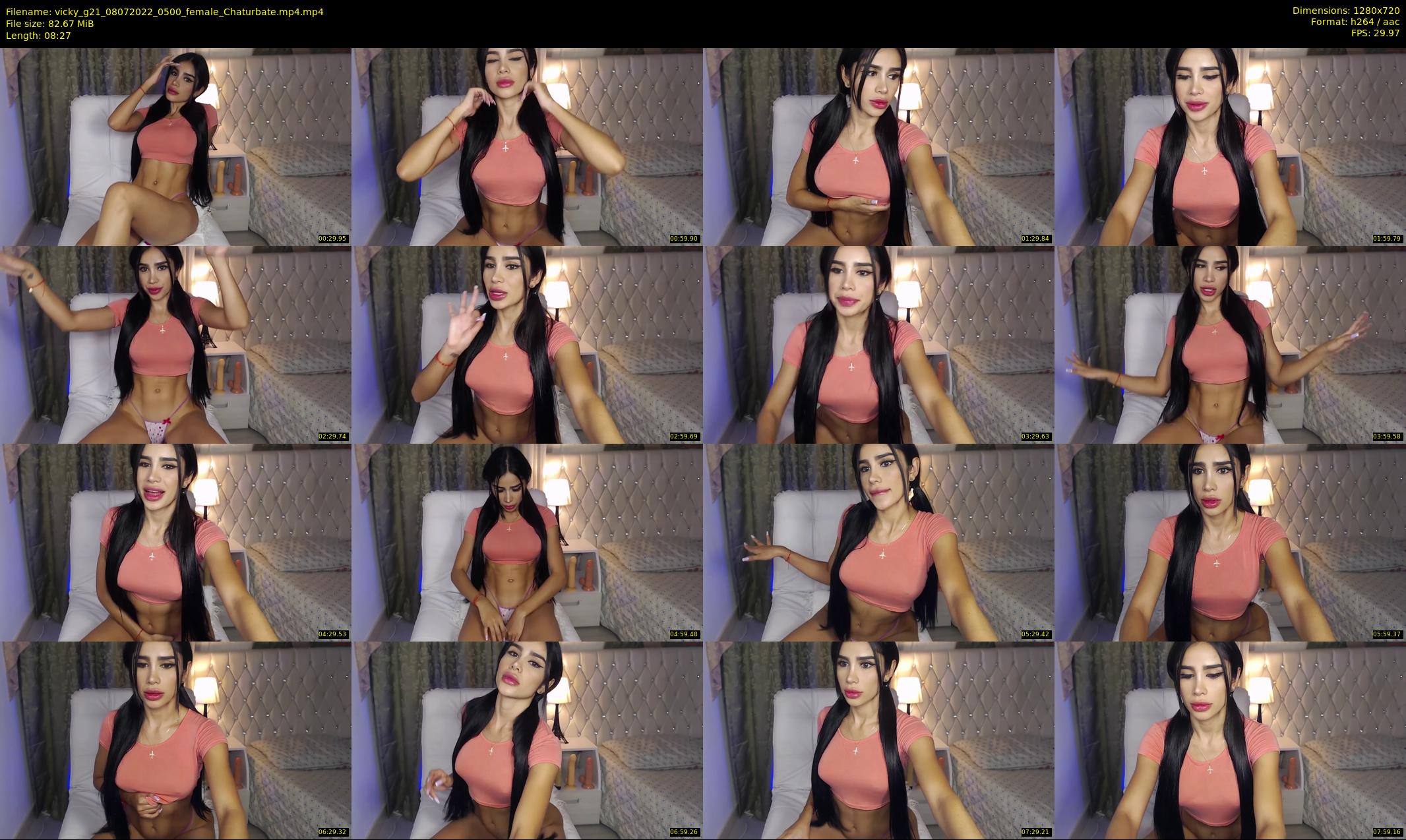 vicky_g21 — 9 minute Chaturbate female cam show recording, 720p, Jul 8, 2022