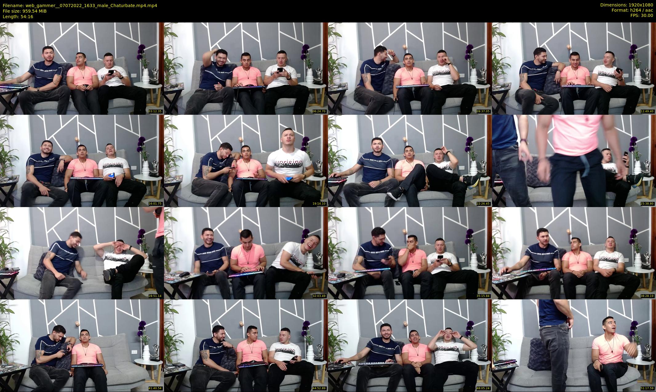 web_gammer_ — 55 minute Chaturbate male cam show recording, 1080p, Jul 7, 2022