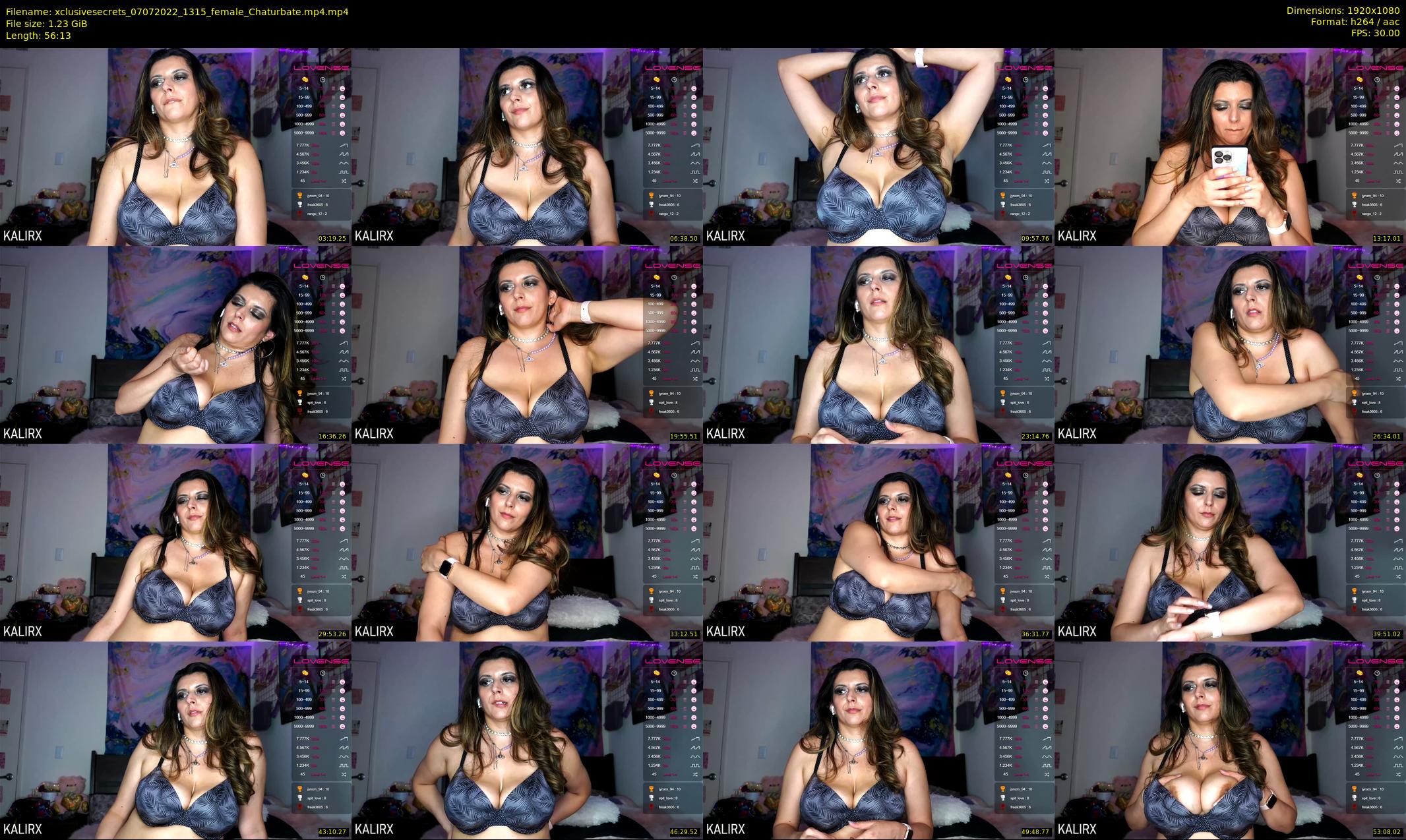 xclusivesecrets — 57 minute Chaturbate female cam show recording, 1080p, Jul 7, 2022