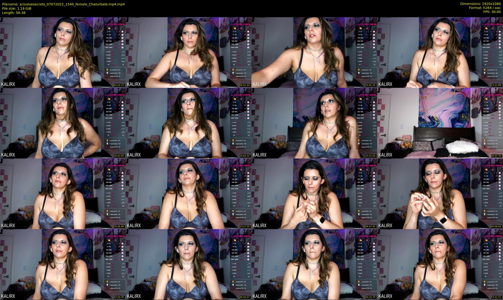 xclusivesecrets — 57 minute Chaturbate female cam show recording, 1080p, Jul 7, 2022