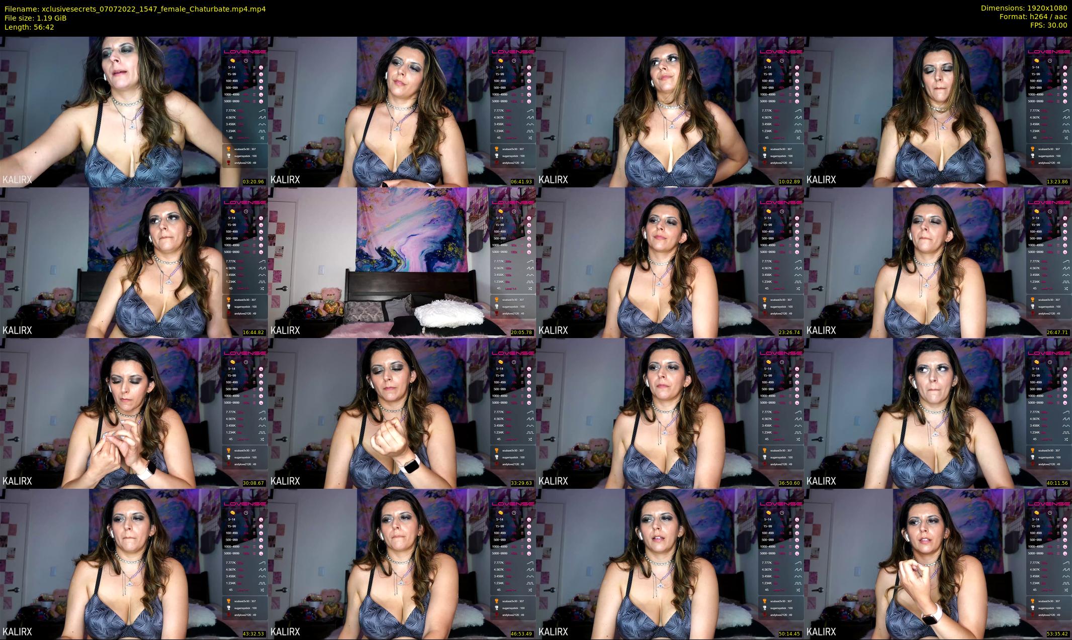 xclusivesecrets — 57 minute Chaturbate female cam show recording, 1080p, Jul 7, 2022