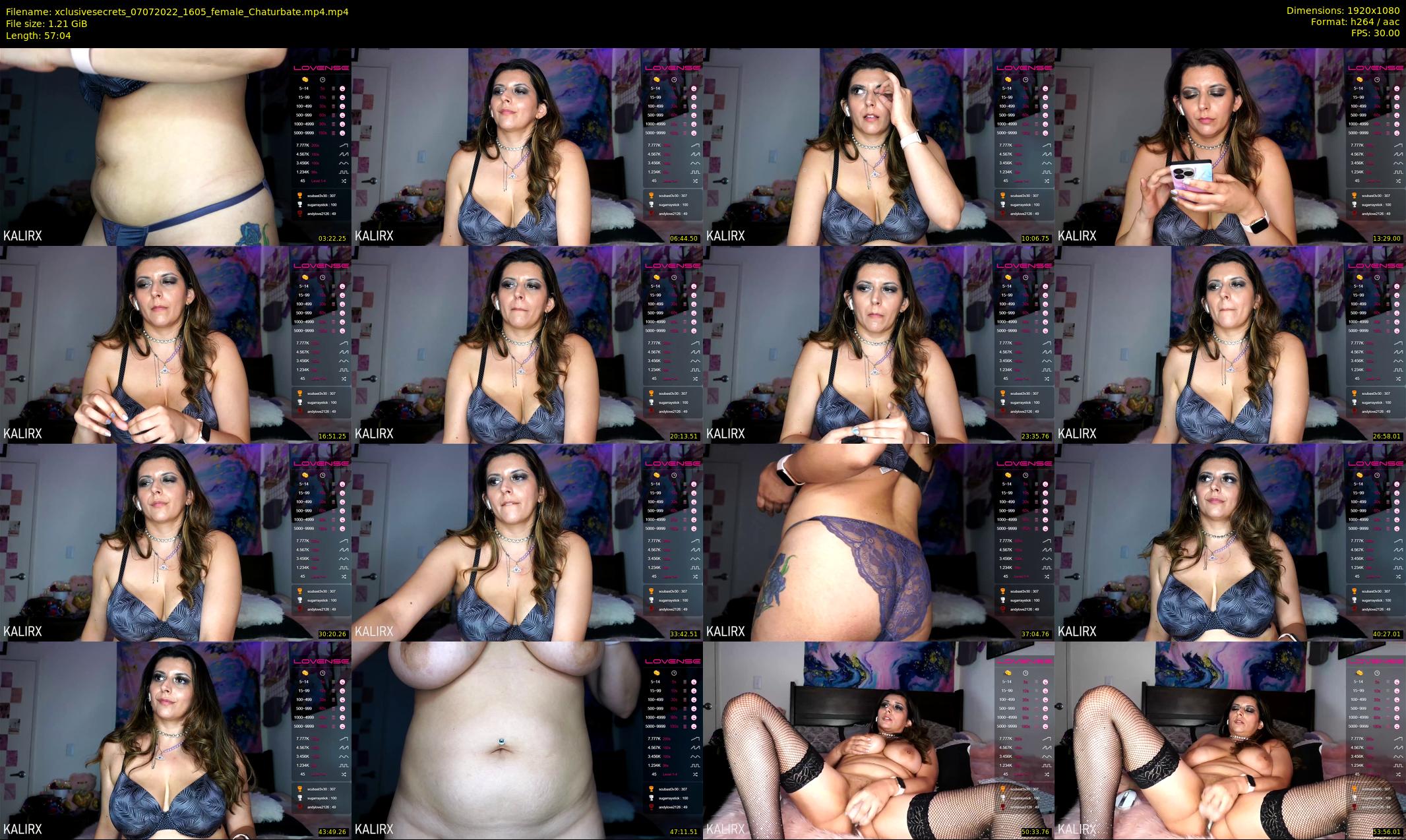 xclusivesecrets — 58 minute Chaturbate female cam show recording, 1080p, Jul 7, 2022
