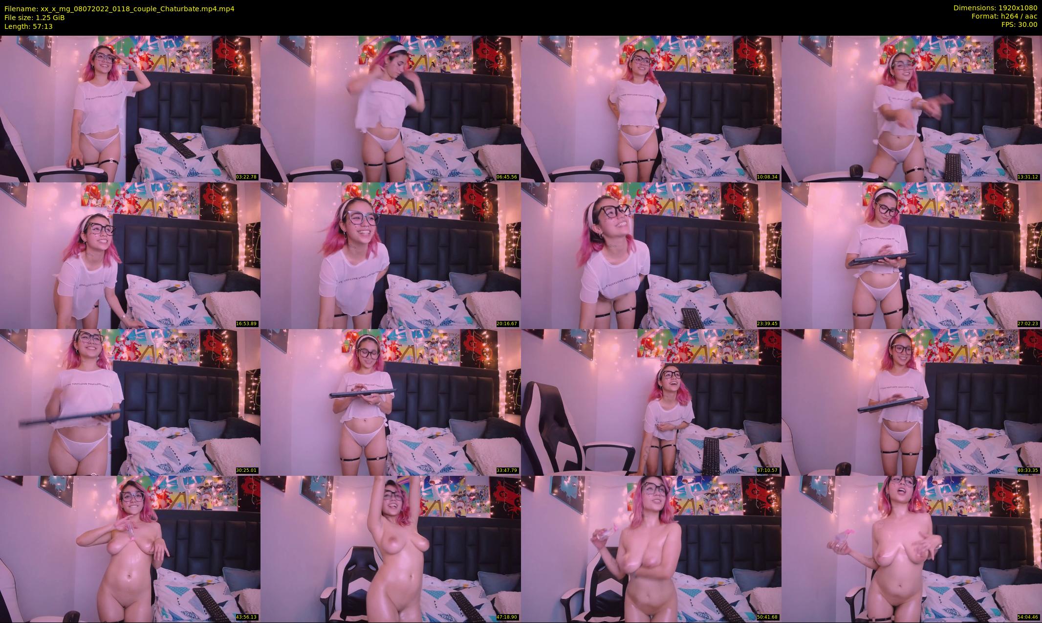 xx_x_mg — 58 minute Chaturbate couple cam show recording, 1080p, Jul 8, 2022