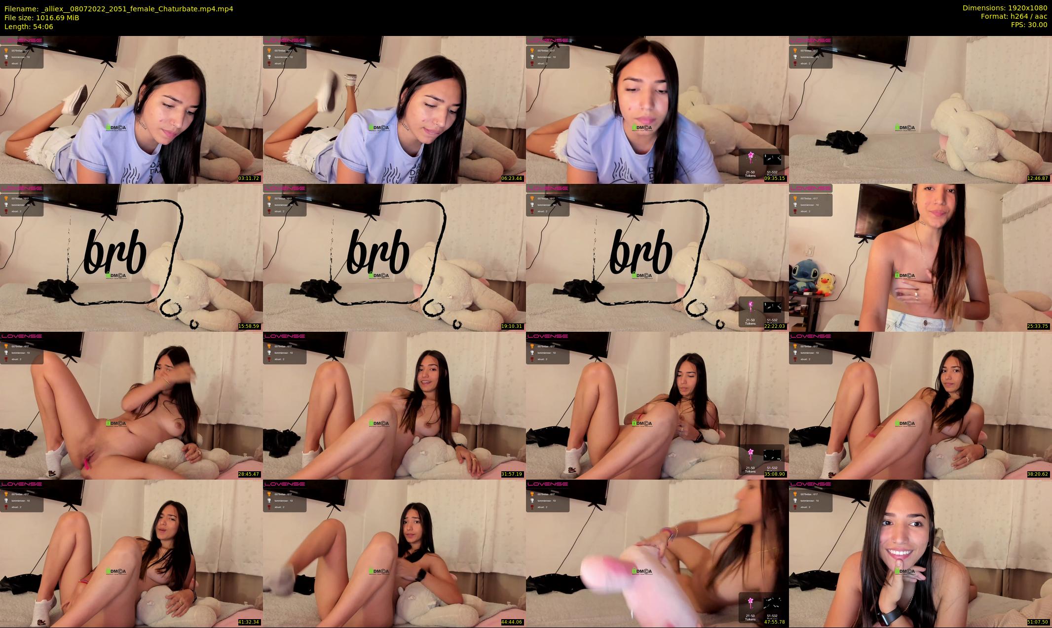 _alliex_ — 55 minute Chaturbate female cam show recording, 1080p, Jul 8, 2022