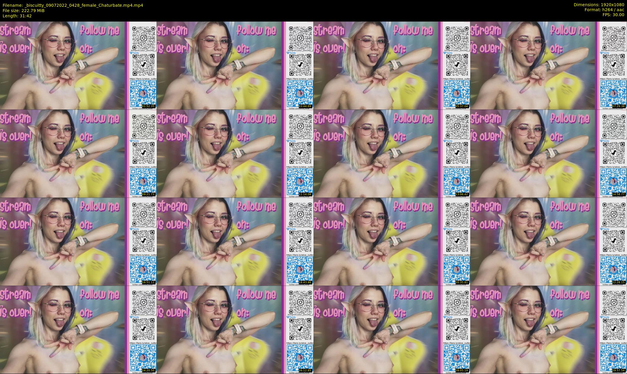 _biscuitty — 32 minute Chaturbate female cam show recording, 1080p, Jul 9, 2022