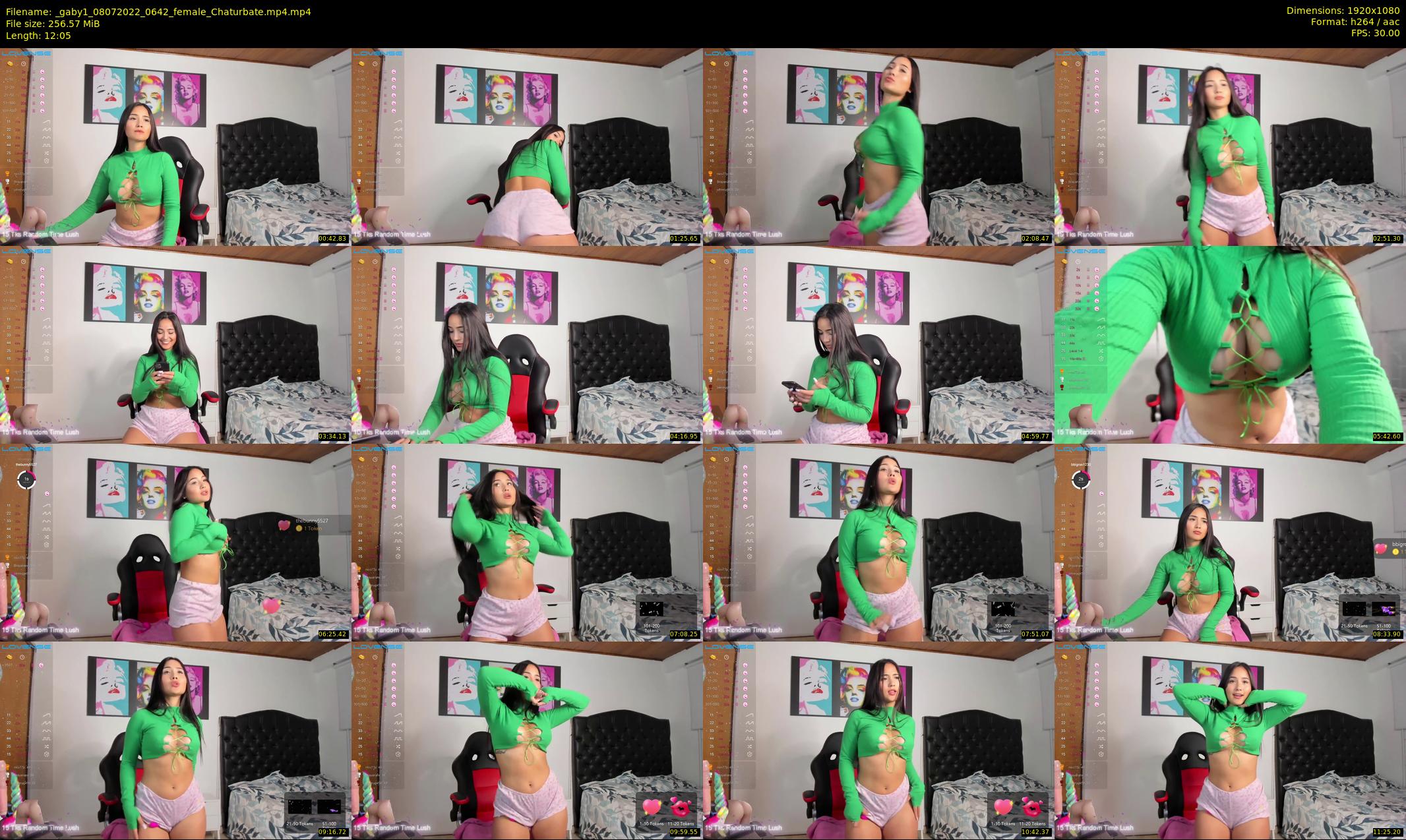 _gaby1 — 13 minute Chaturbate female cam show recording, 1080p, Jul 8, 2022