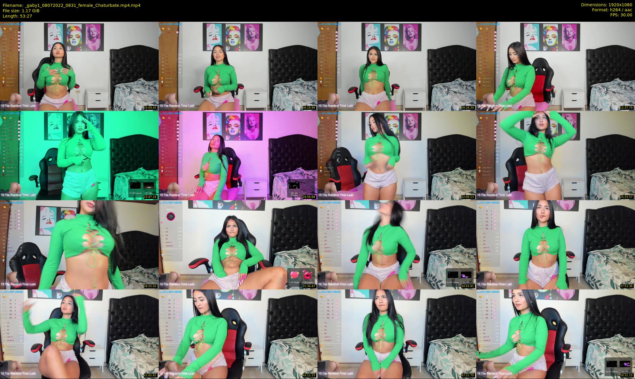 _gaby1 — 54 minute Chaturbate female cam show recording, 1080p, Jul 8, 2022