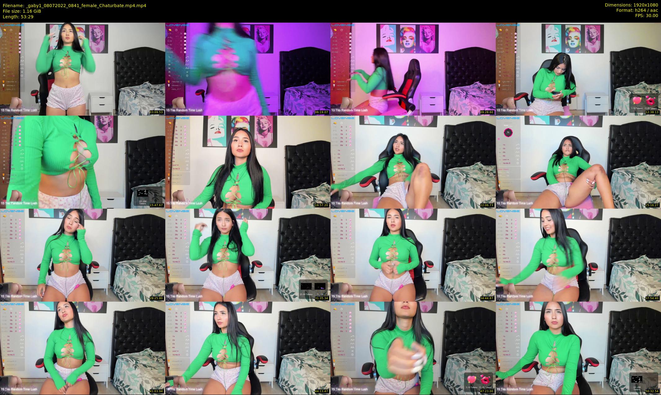 _gaby1 — 54 minute Chaturbate female cam show recording, 1080p, Jul 8, 2022