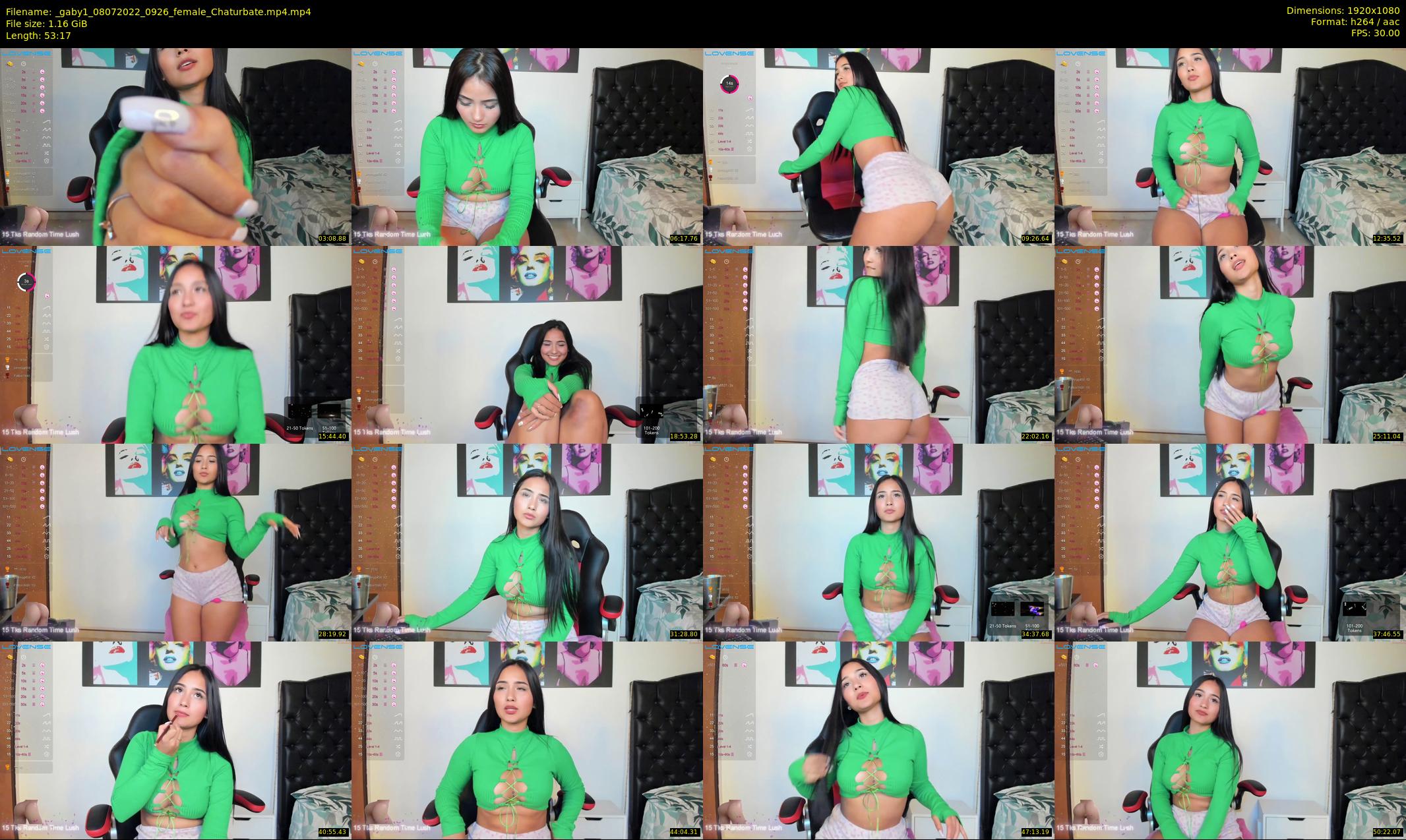 _gaby1 — 54 minute Chaturbate female cam show recording, 1080p, Jul 8, 2022