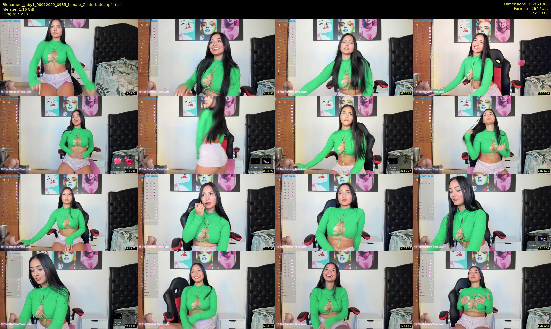 _gaby1 — 54 minute Chaturbate female cam show recording, 1080p, Jul 8, 2022