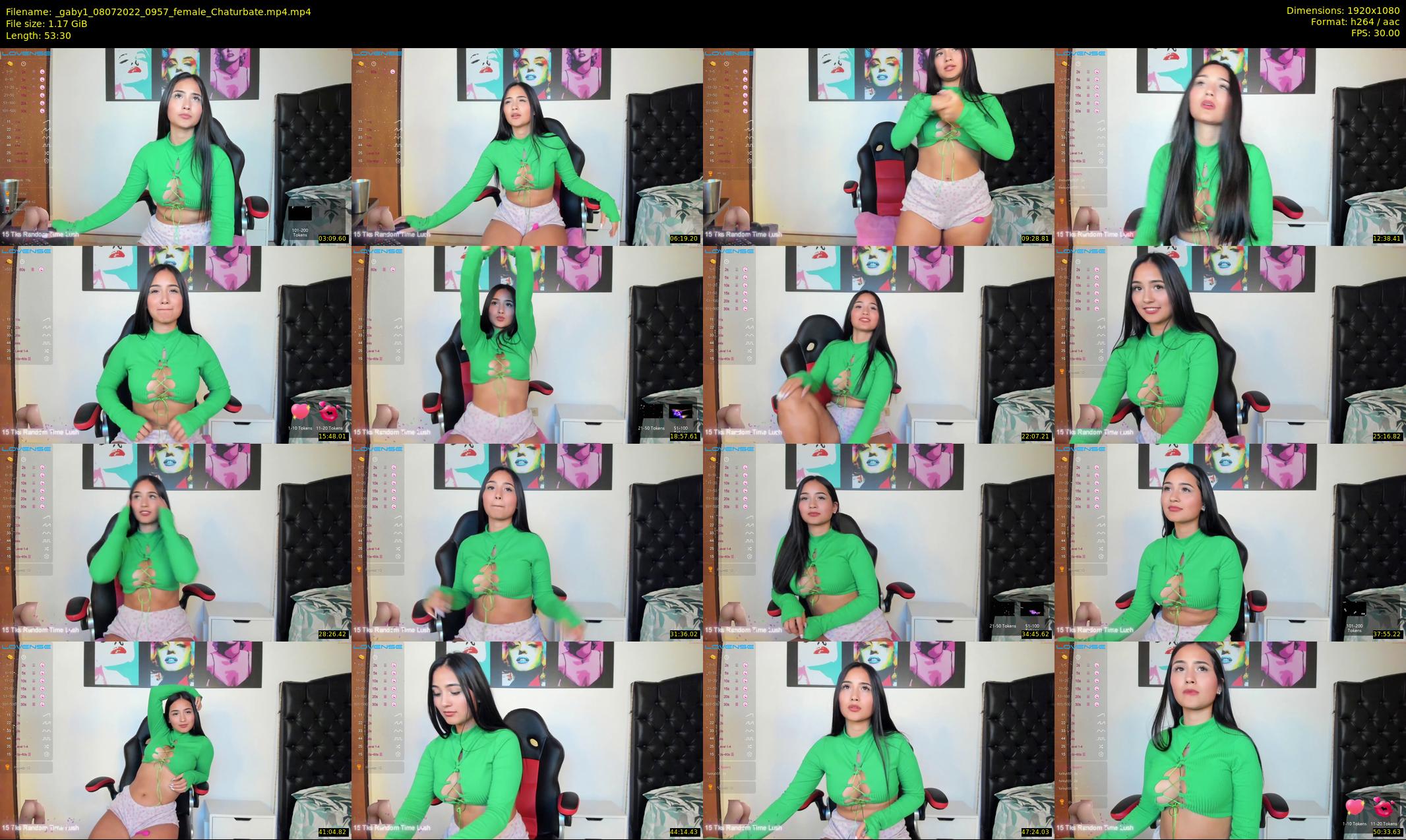 _gaby1 — 54 minute Chaturbate female cam show recording, 1080p, Jul 8, 2022