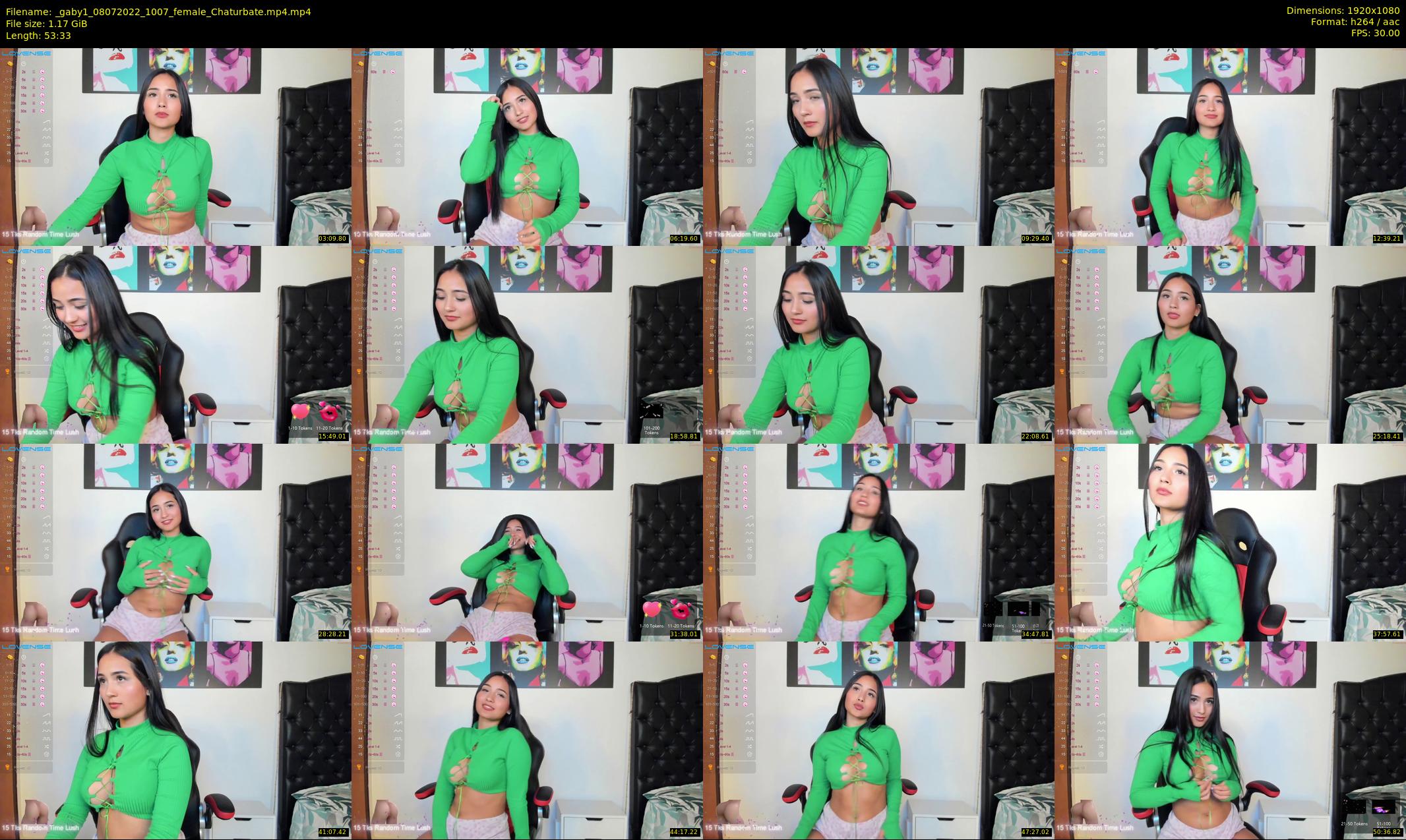 _gaby1 — 54 minute Chaturbate female cam show recording, 1080p, Jul 8, 2022