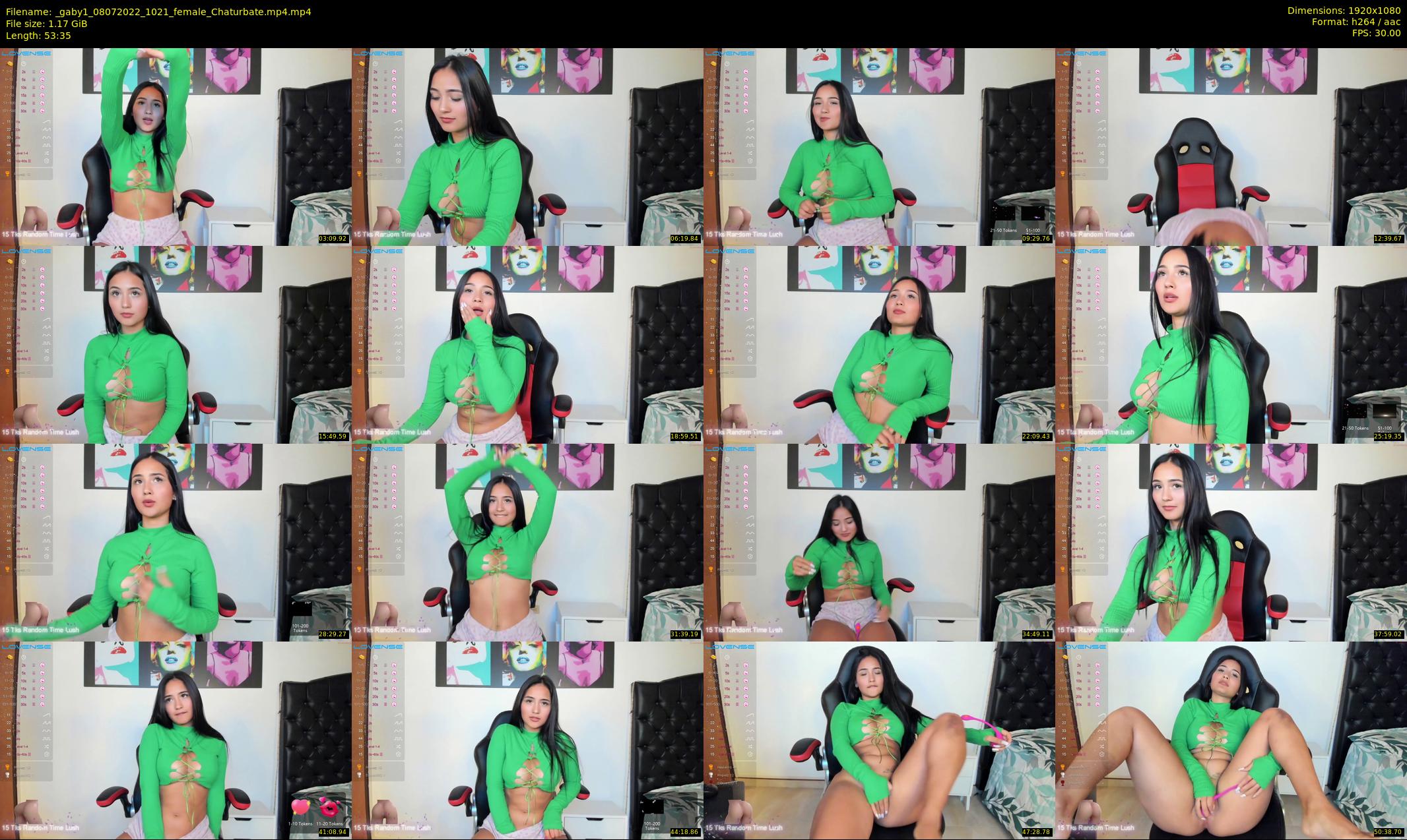 _gaby1 — 54 minute Chaturbate female cam show recording, 1080p, Jul 8, 2022
