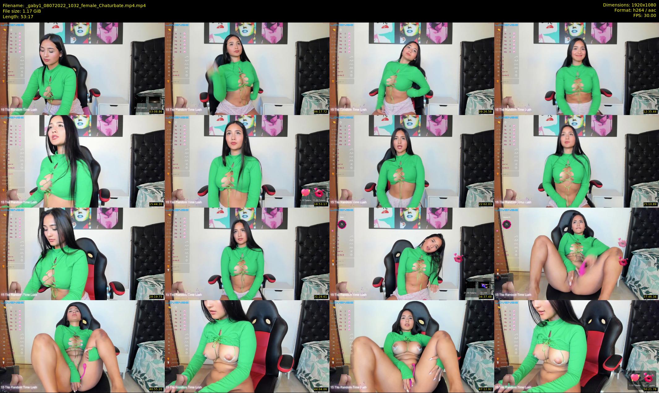 _gaby1 — 54 minute Chaturbate female cam show recording, 1080p, Jul 8, 2022