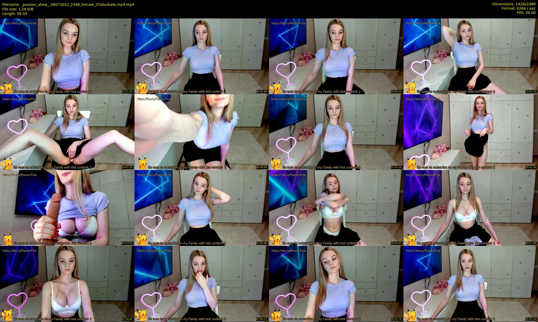_passion_show_ — 57 minute Chaturbate couple cam show recording, 1080p, Jul 8, 2022