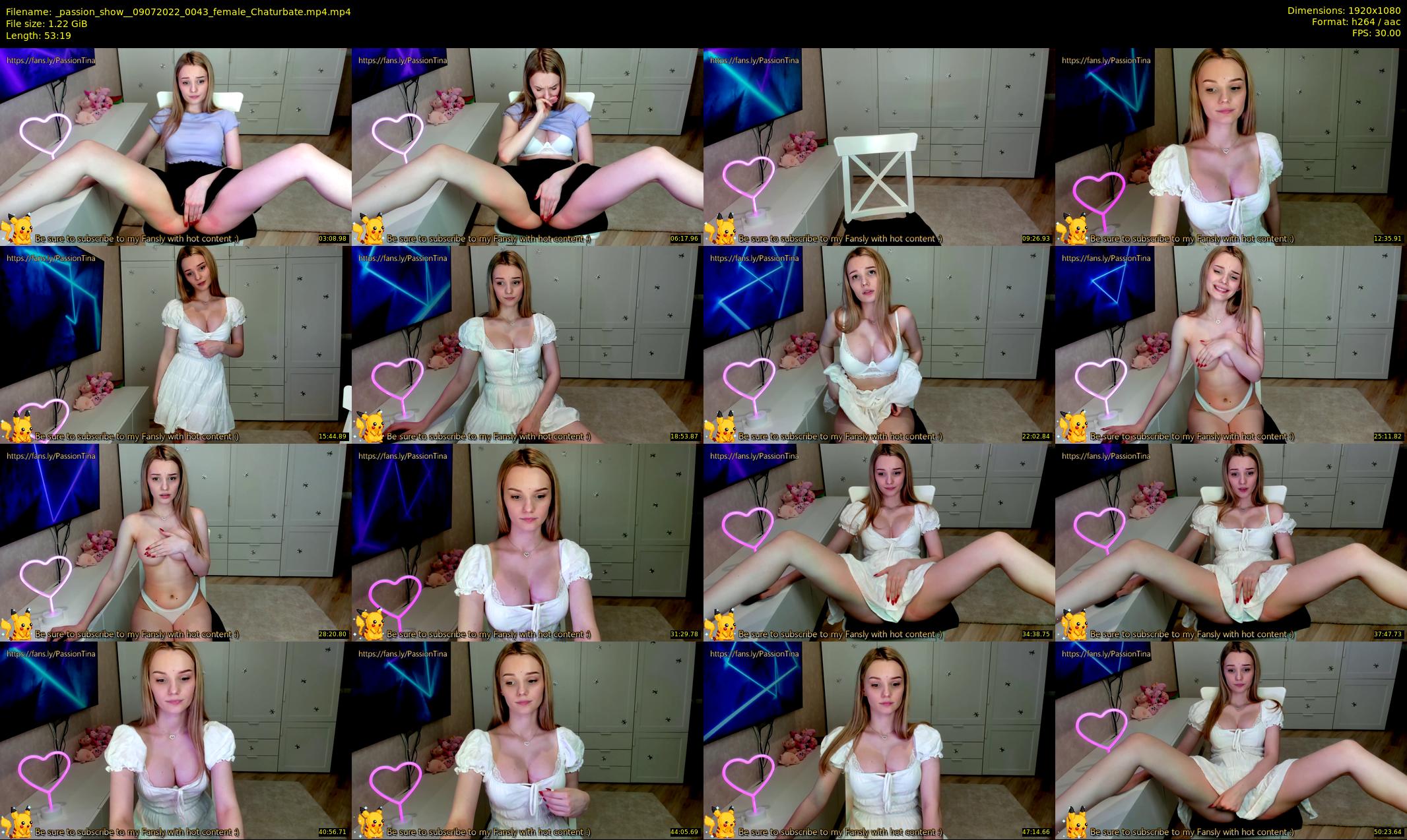 _passion_show_ — 54 minute Chaturbate couple cam show recording, 1080p, Jul 9, 2022