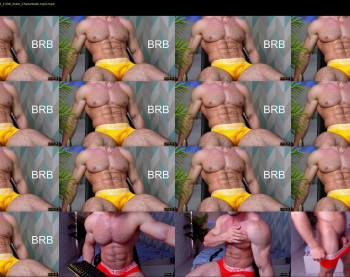 adam_muscle_ — 43 minute Chaturbate male cam show recording, 1080p, Jul 8, 2022