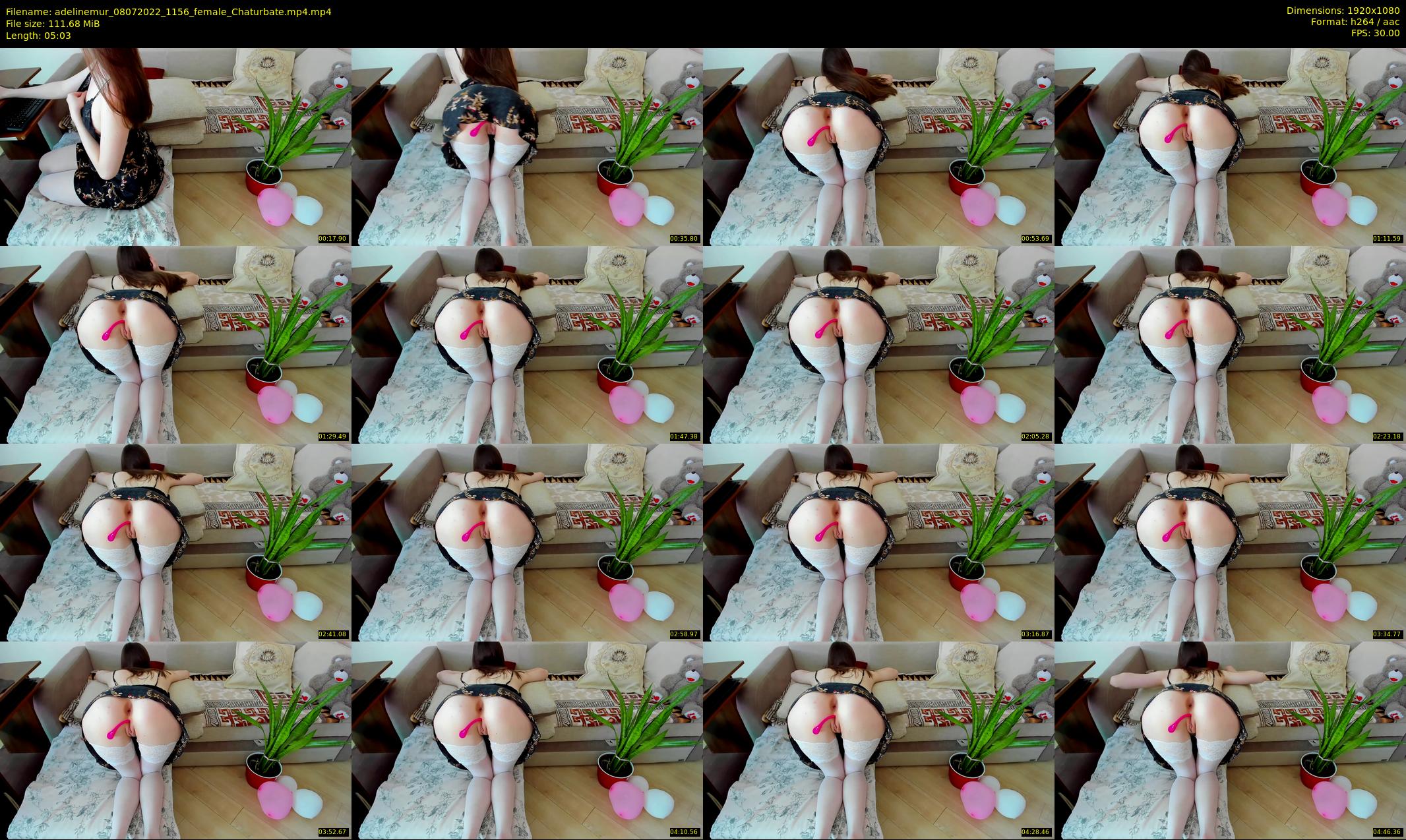 adelinemur — 6 minute Chaturbate female cam show recording, 1080p, Jul 8, 2022