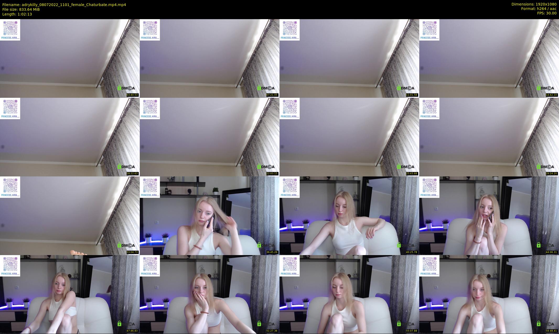 adrykilly — 63 minute Chaturbate female cam show recording, 1080p, Jul 8, 2022