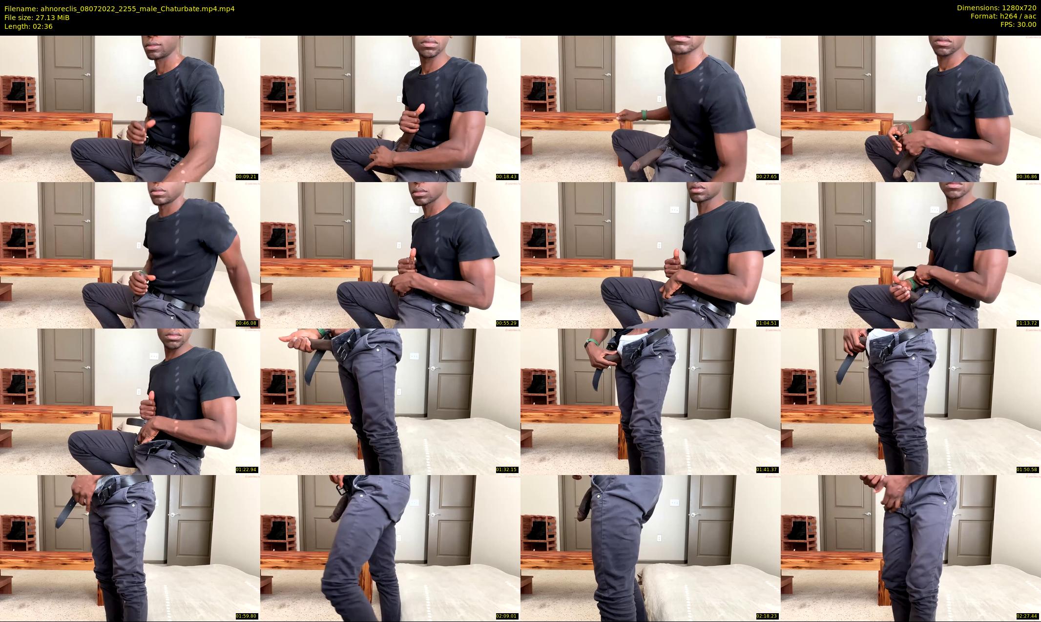 ahnoreclis — 3 minute Chaturbate male cam show recording, 720p, Jul 8, 2022