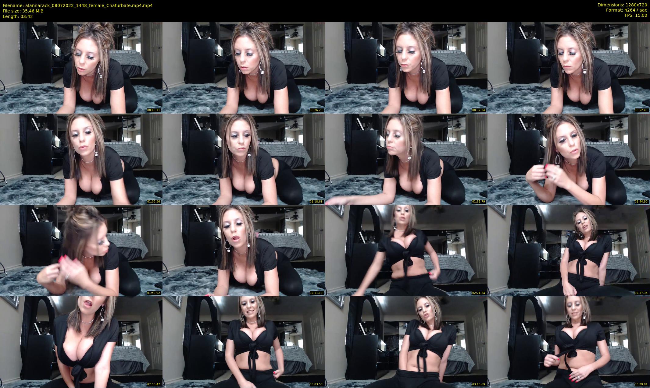 alannarack — 4 minute Chaturbate female cam show recording, 720p, Jul 8, 2022
