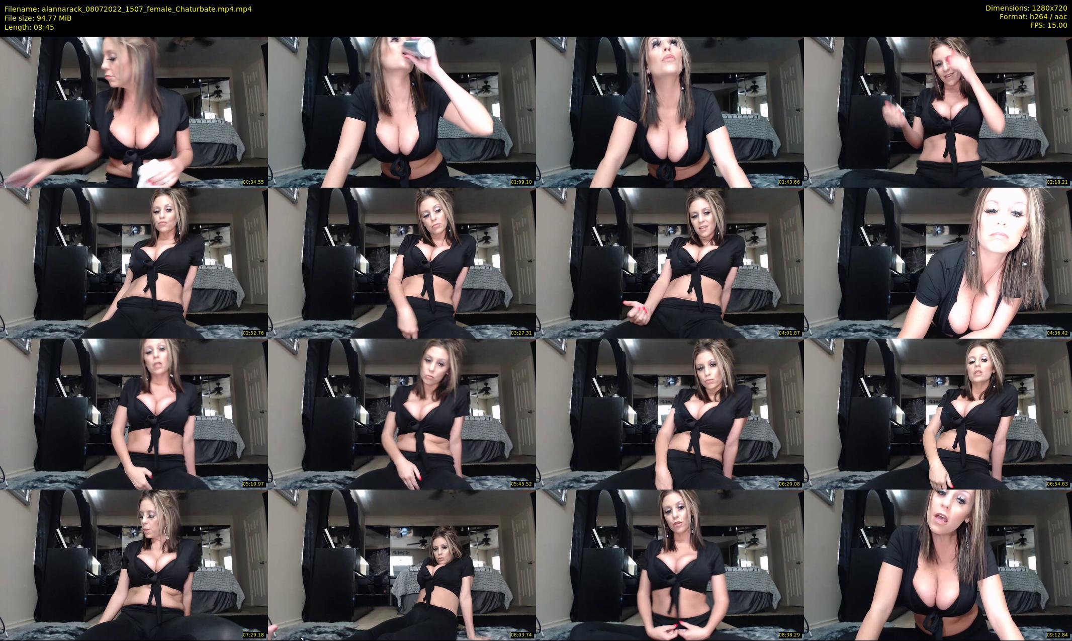 alannarack — 10 minute Chaturbate female cam show recording, 720p, Jul 8, 2022
