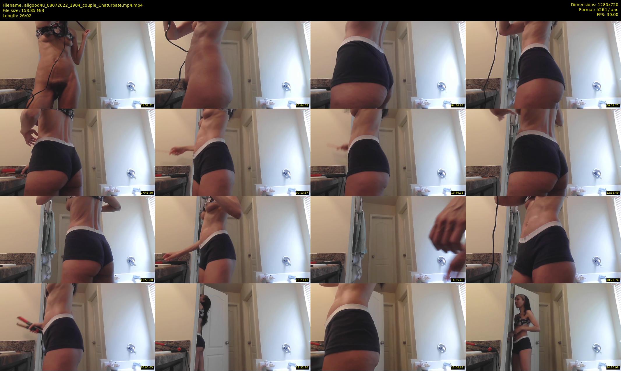 allgood4u — 27 minute Chaturbate couple cam show recording, 720p, Jul 8, 2022