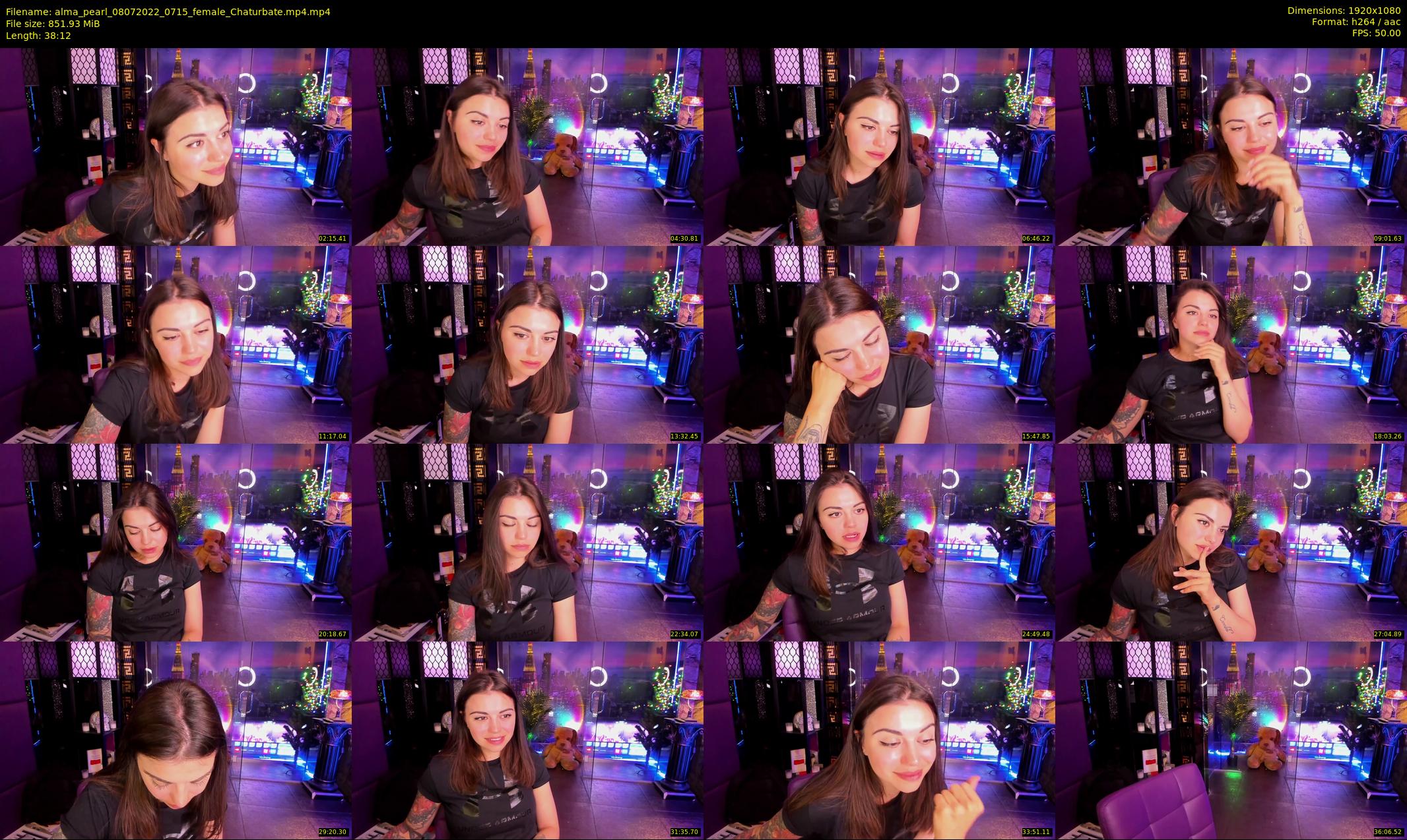 alma_pearl — 39 minute Chaturbate female cam show recording, 1080p, Jul 8, 2022