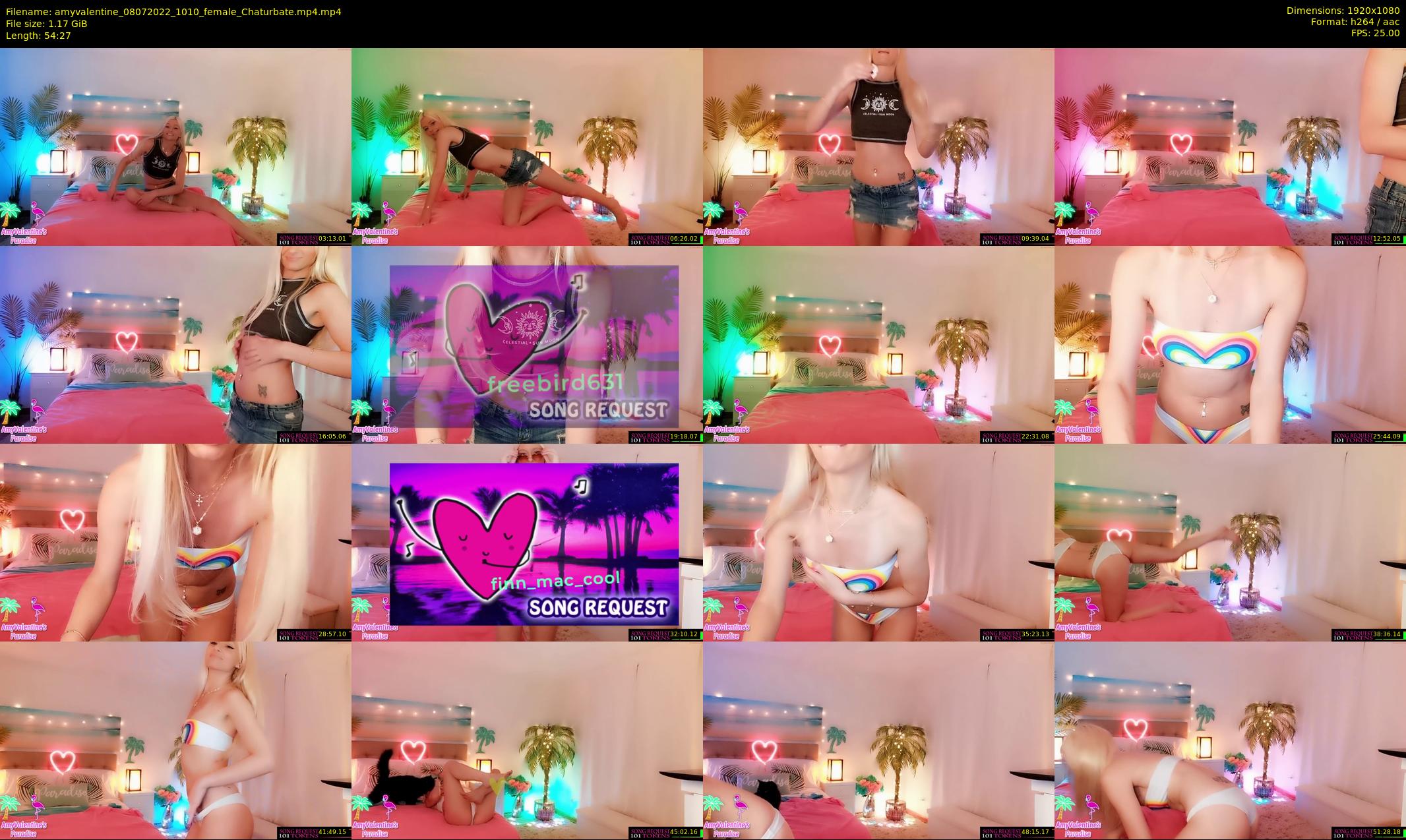 amyvalentine — 55 minute Chaturbate female cam show recording, 1080p, Jul 8, 2022