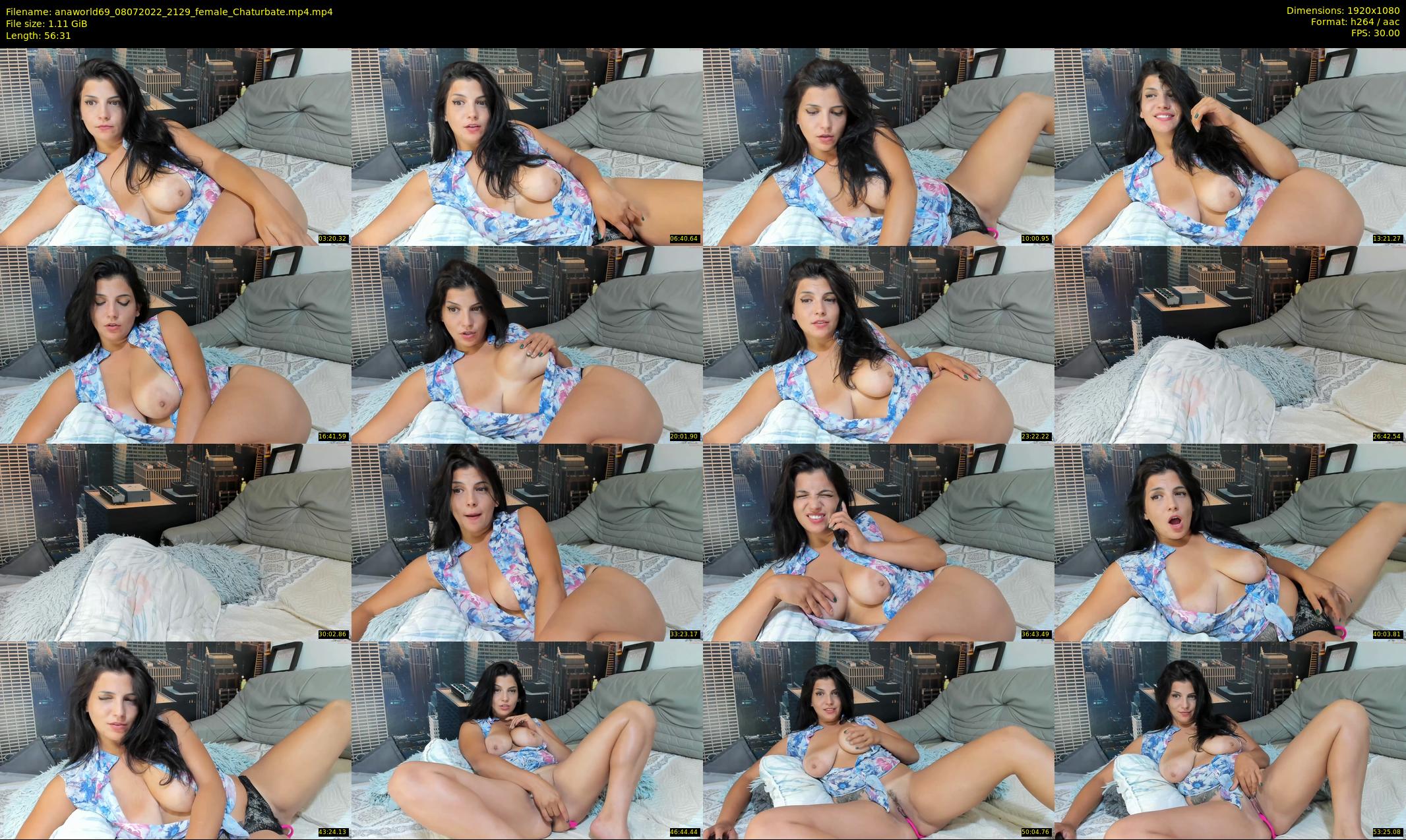 anaworld69 — 57 minute Chaturbate female cam show recording, 1080p, Jul 8, 2022
